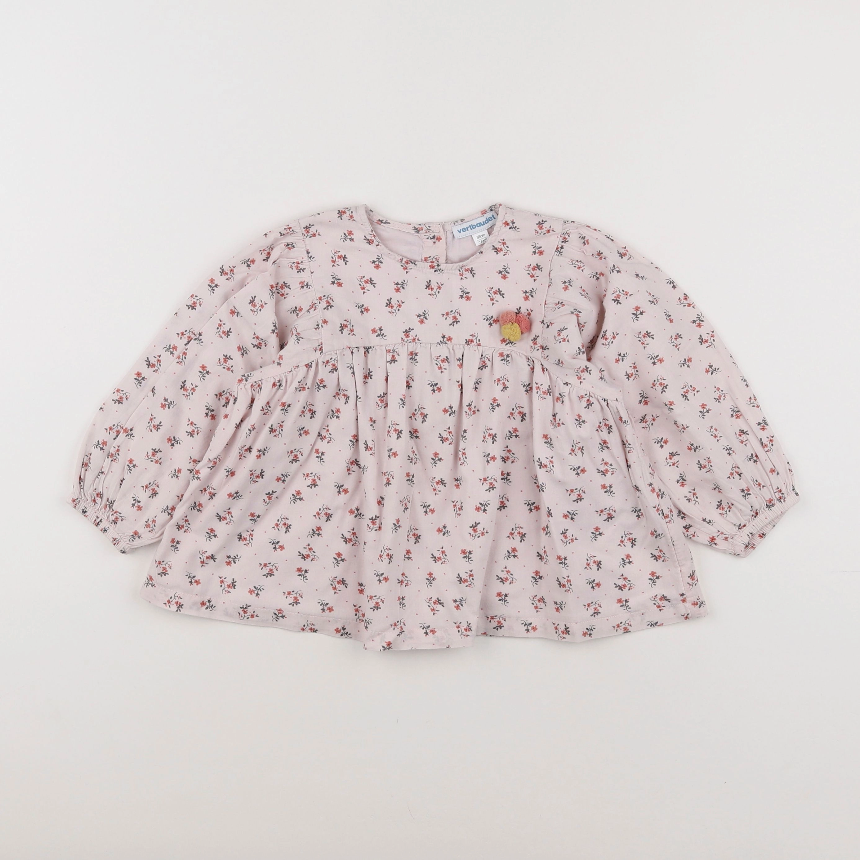 Vertbaudet - blouse rose - 2 ans