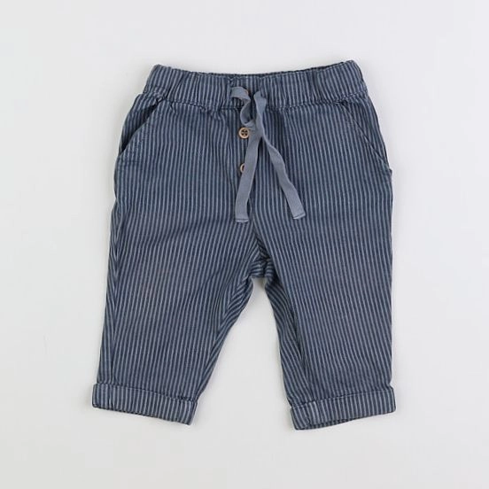 Boutchou - pantalon bleu - 6 mois