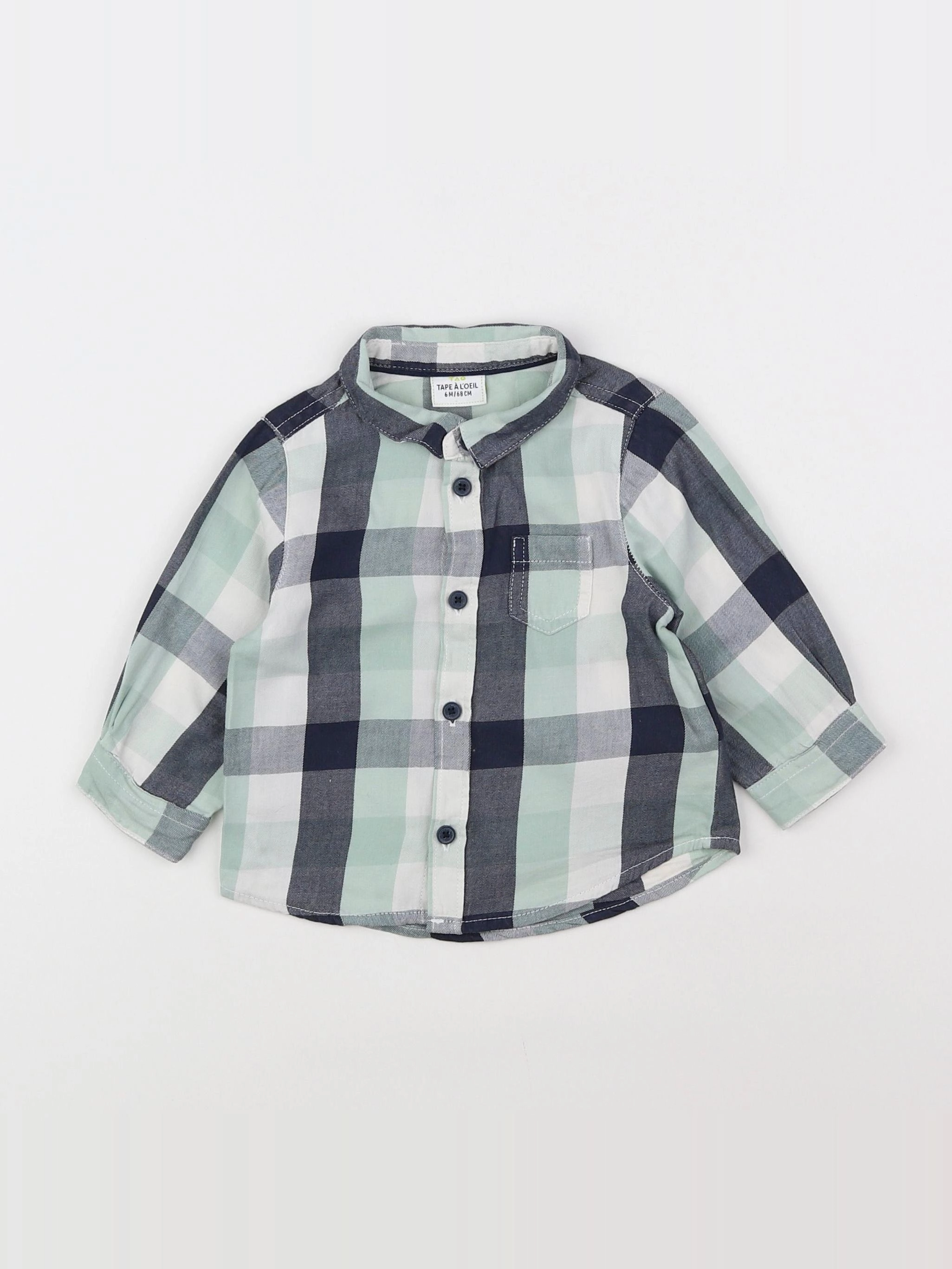Tape à l'oeil - chemise multicolore - 6 mois