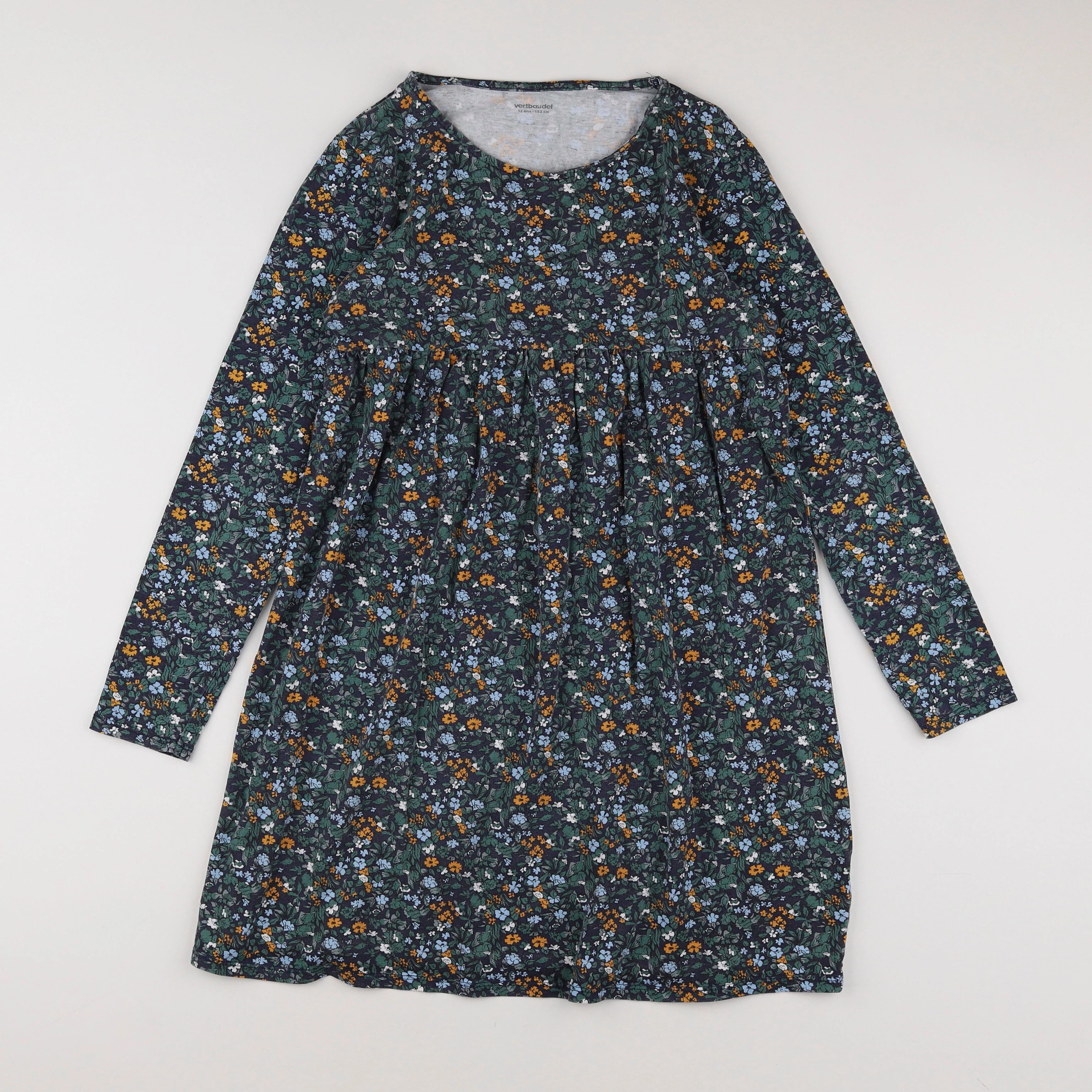 Vertbaudet - robe vert - 12 ans