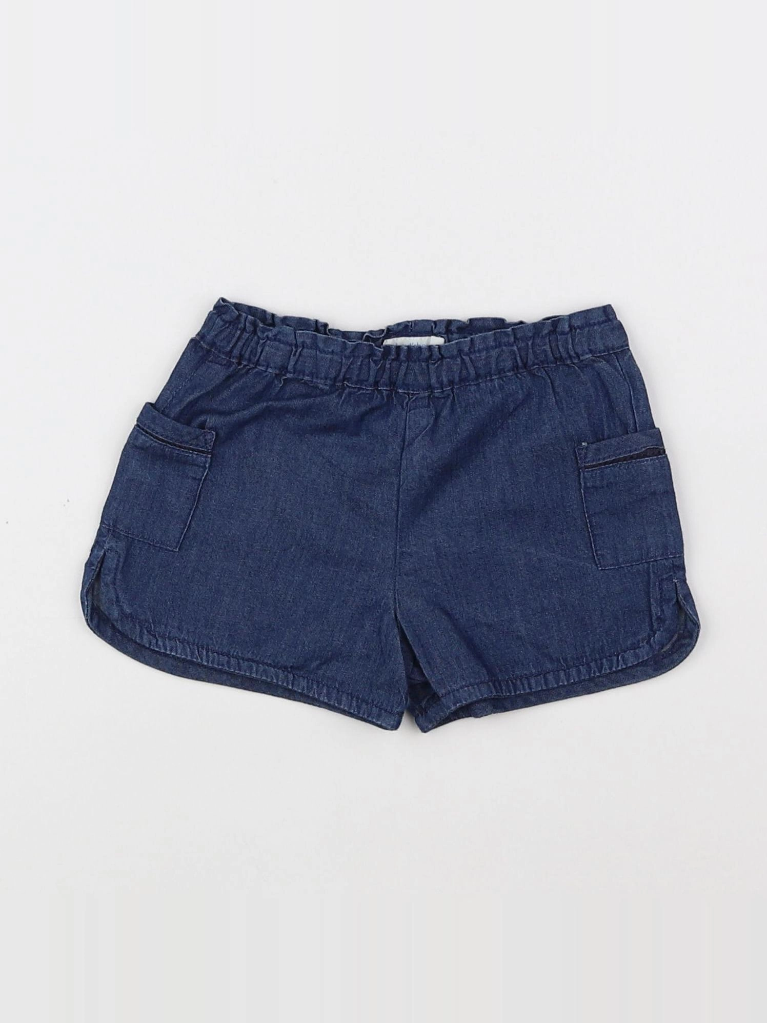 Boutchou - short bleu - 12 mois