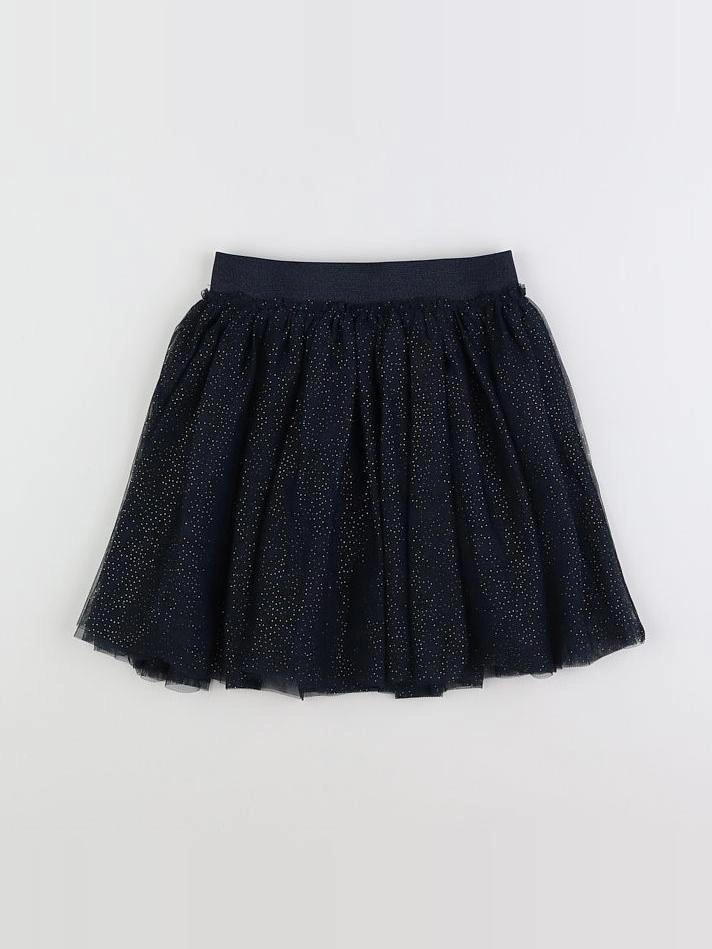 Vertbaudet - jupe bleu, or - 9 ans