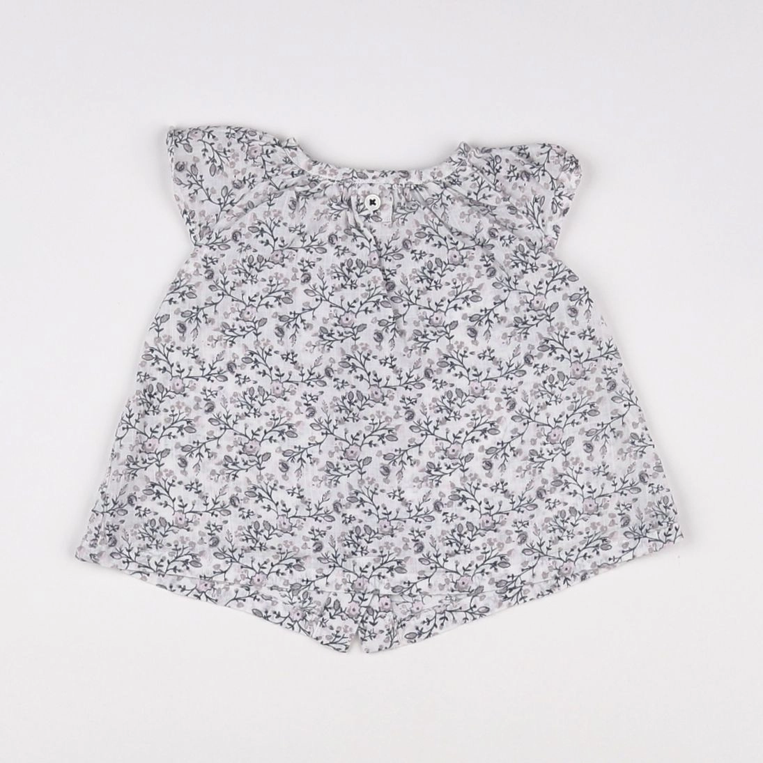 Boutchou - blouse blanc - 3 mois