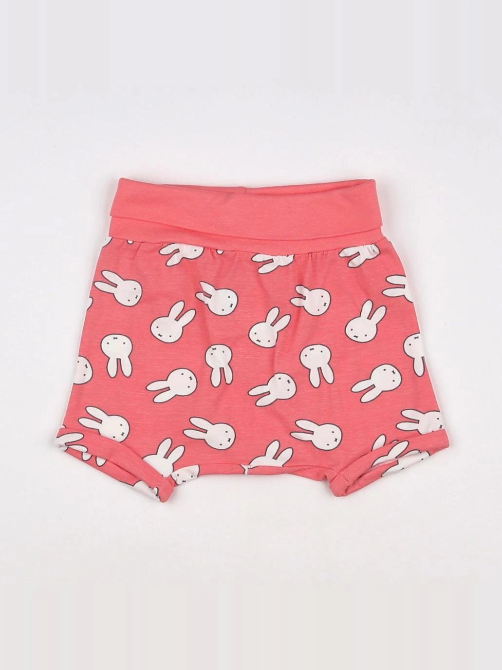 H&M - short orange - 6/9 mois