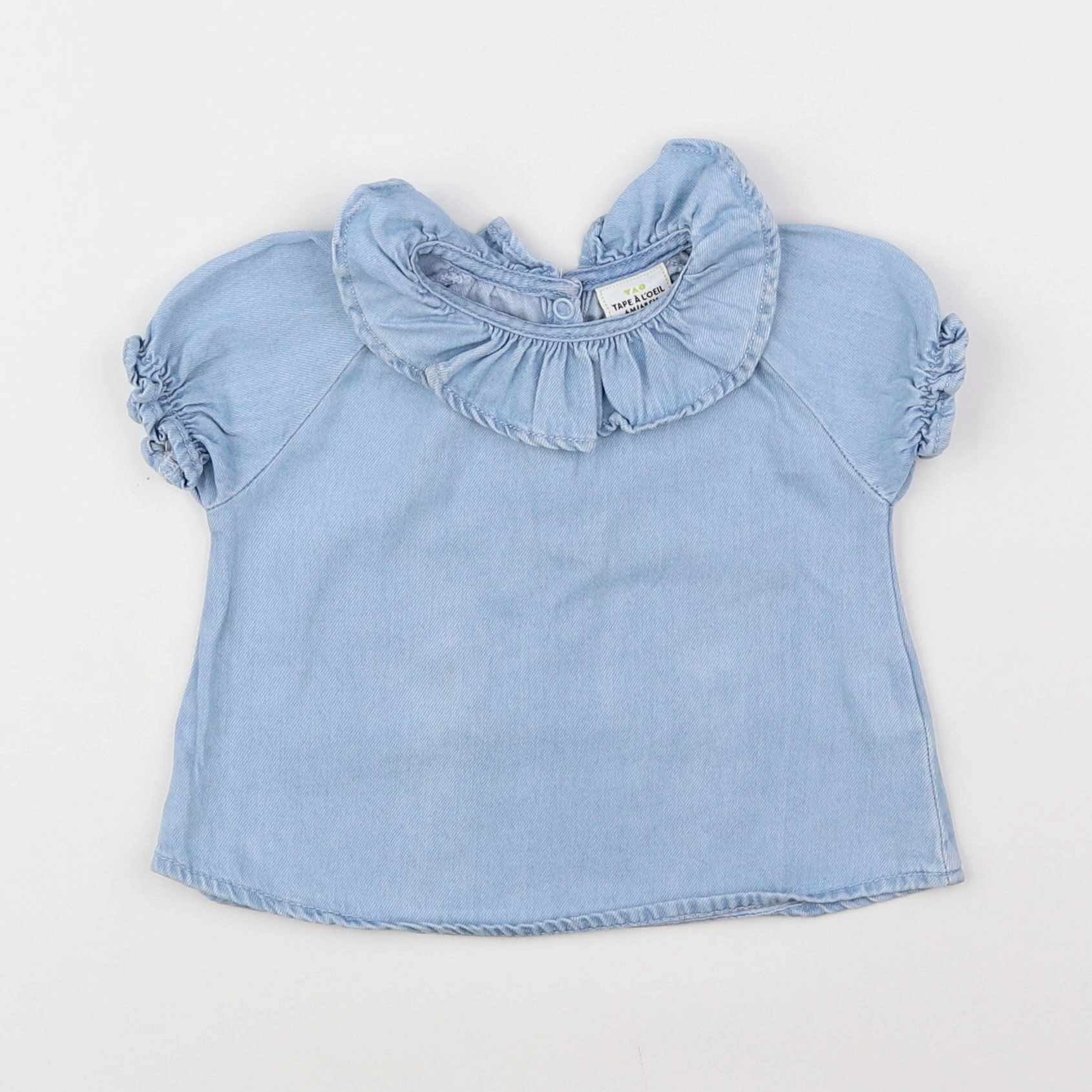 Tape à l'oeil - blouse bleu - 6 mois