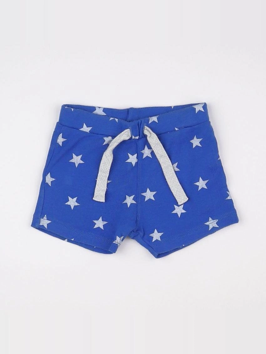 Petit Bateau - short bleu - 3 mois