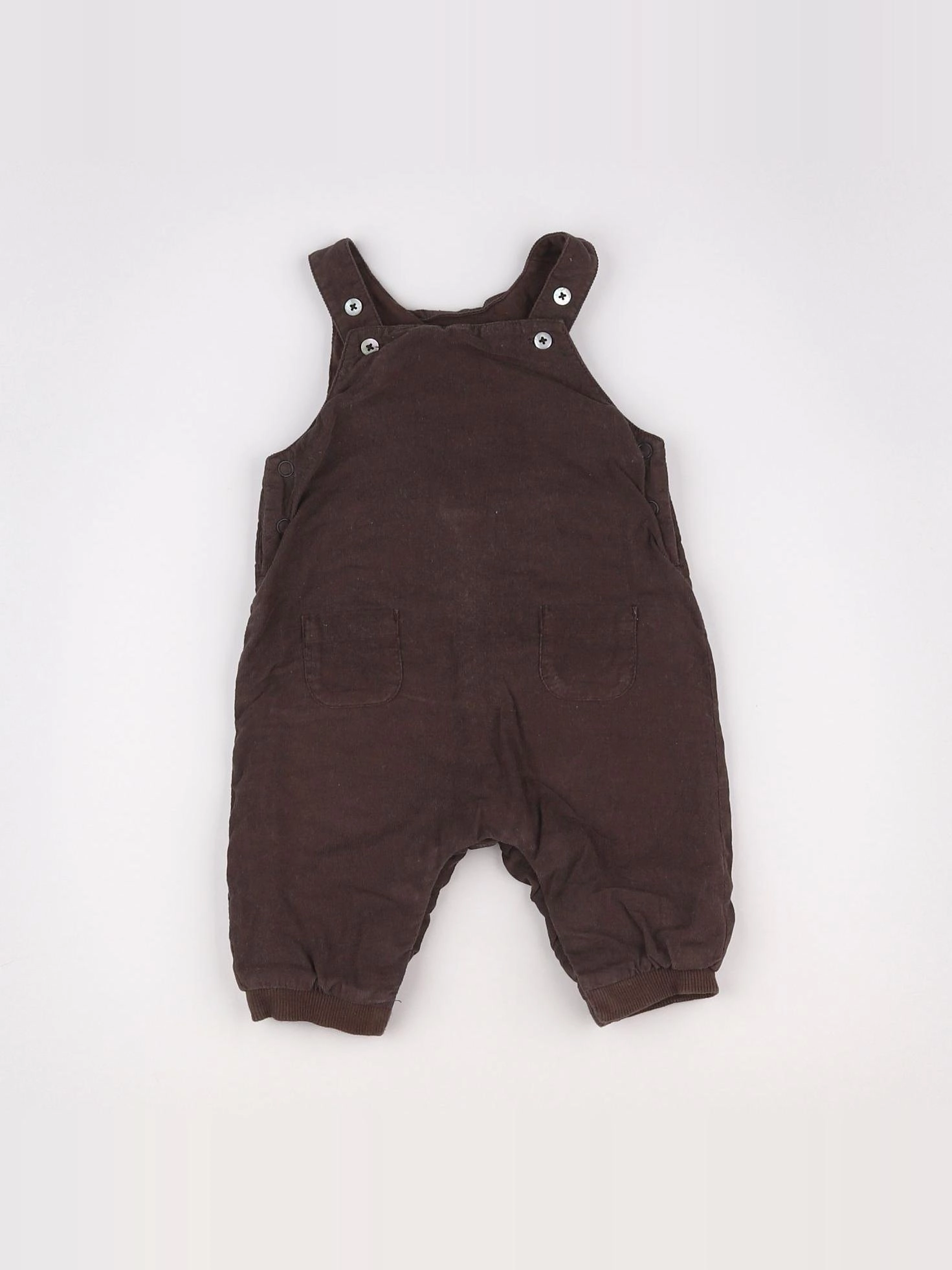 Natalys - salopette marron - 3 mois