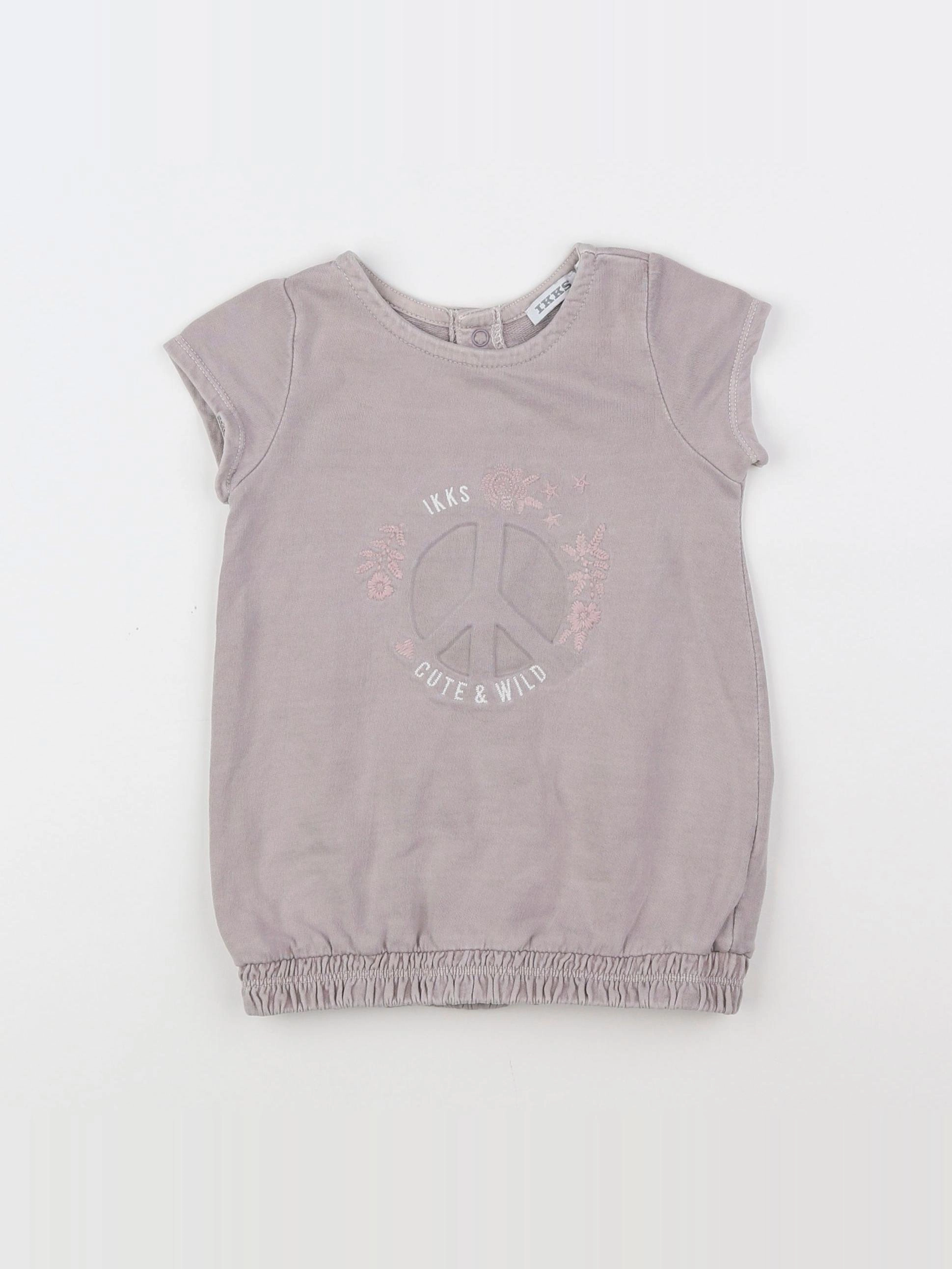IKKS - robe gris - 6 mois