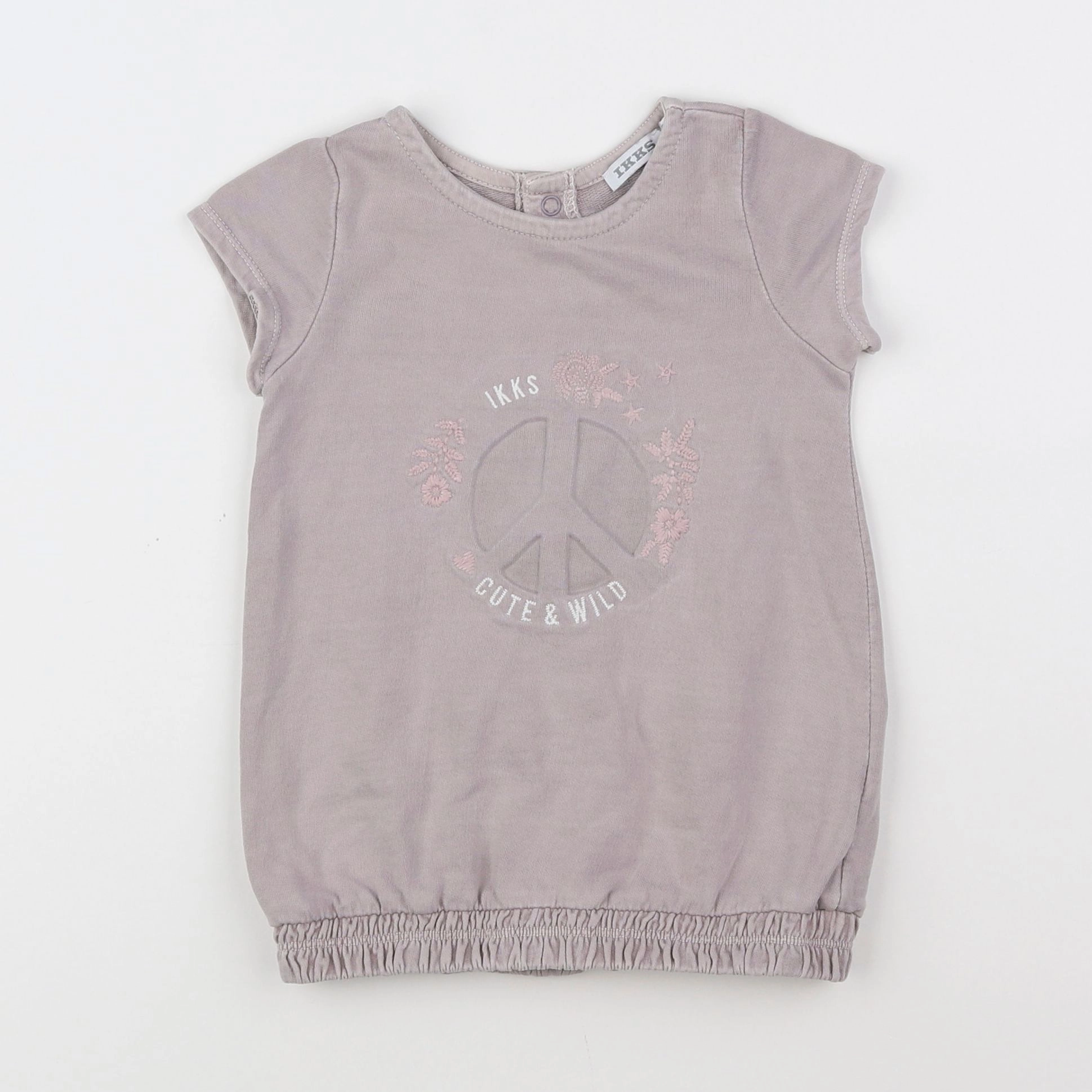 IKKS - robe gris - 6 mois