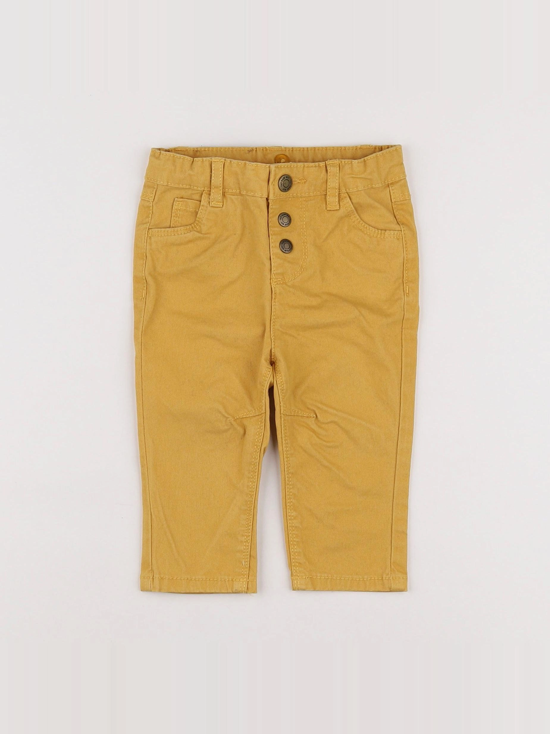 Tape à l'oeil - pantalon jaune - 9 mois