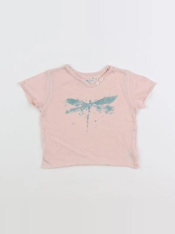 Zadig & Voltaire - tee-shirt rose - 6 mois