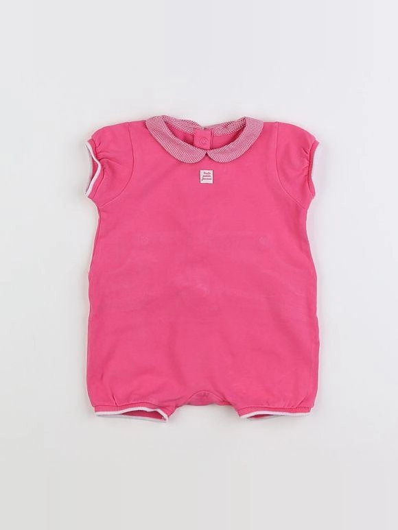 Jacadi - combinaison rose - 6 mois