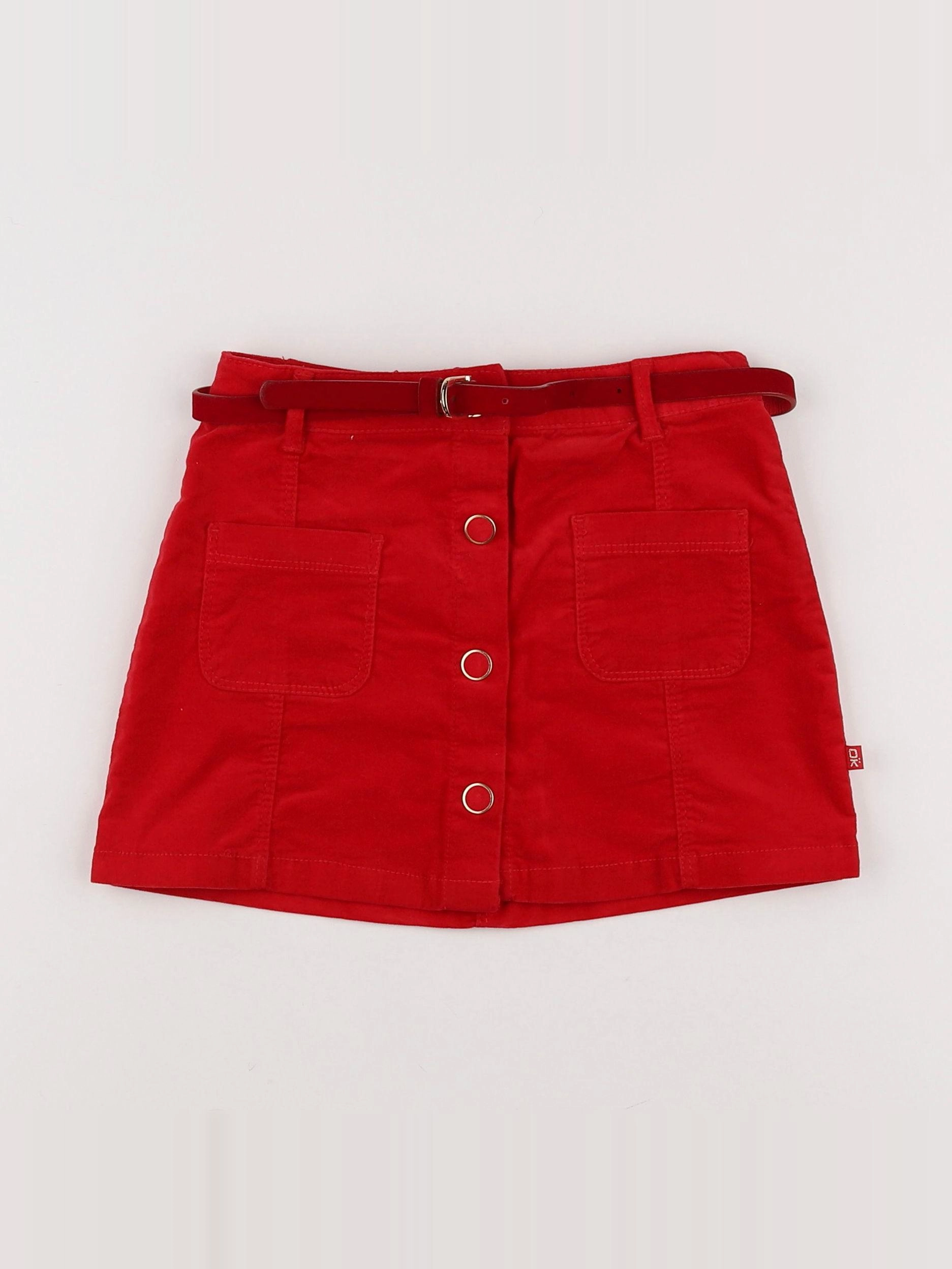Okaidi - jupe rouge - 5 ans