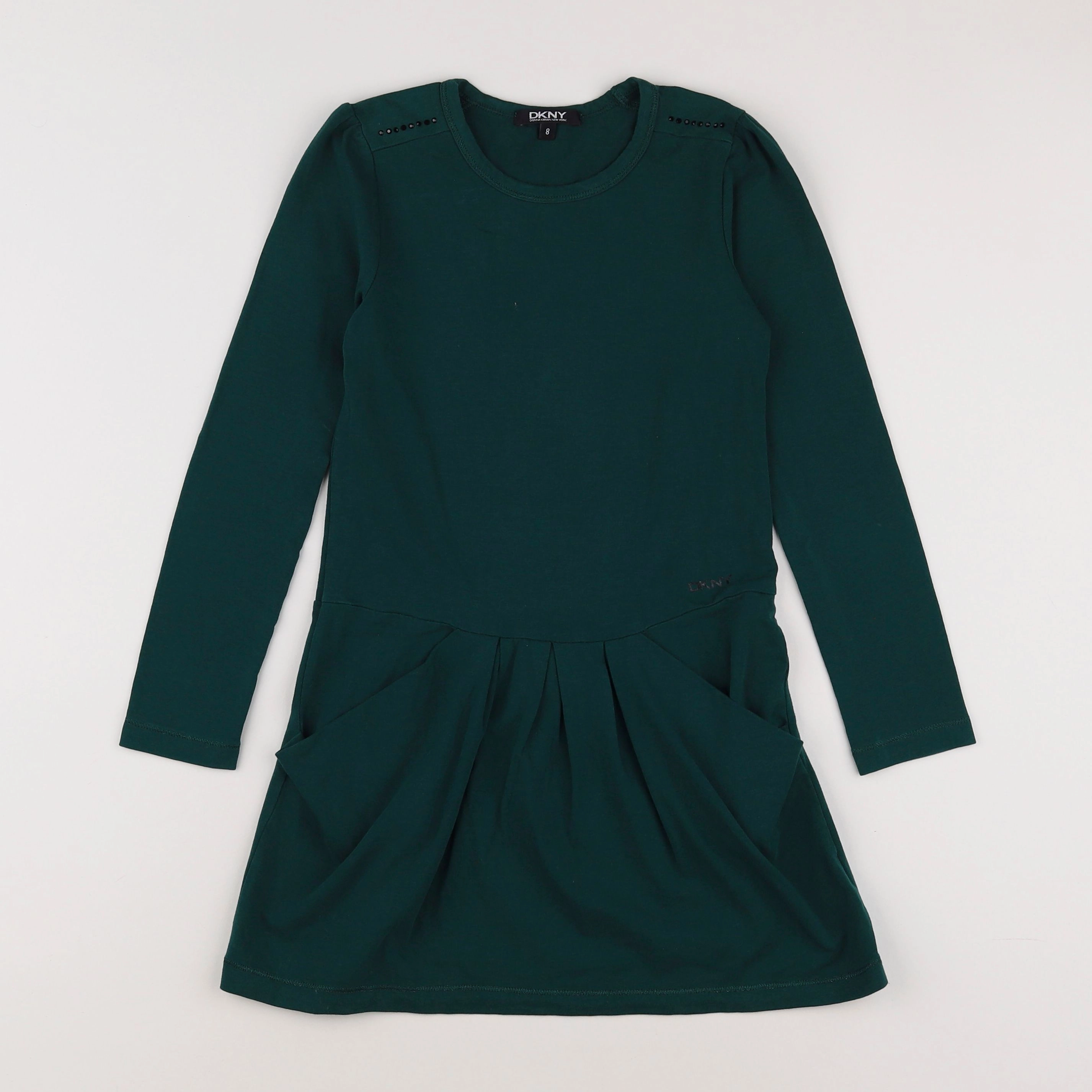 Dkny - robe vert - 8 ans