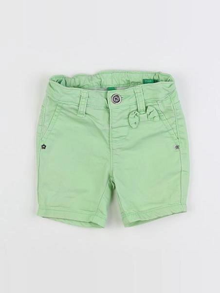 Benetton - short vert - 12 mois