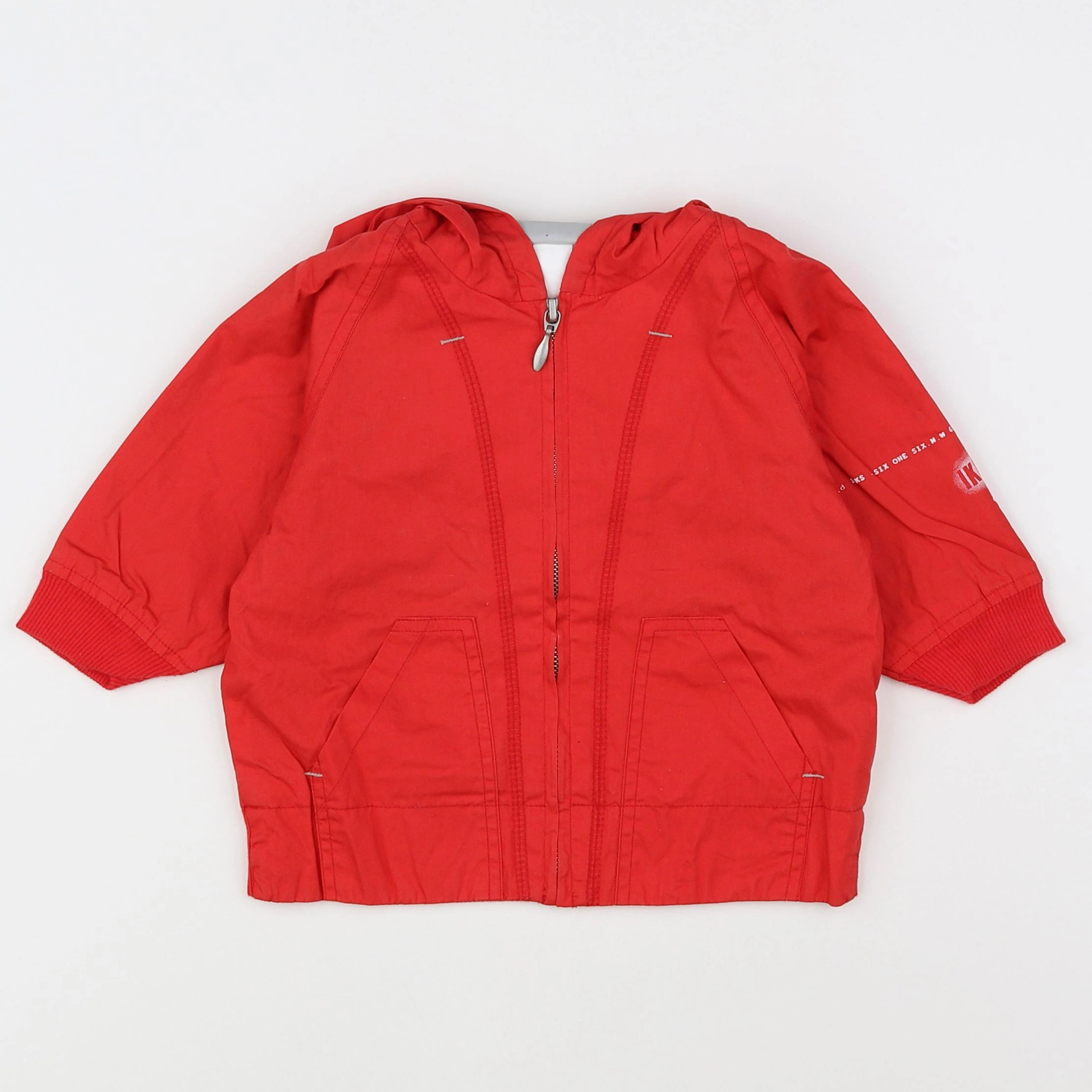 IKKS - parka rouge - 6 mois