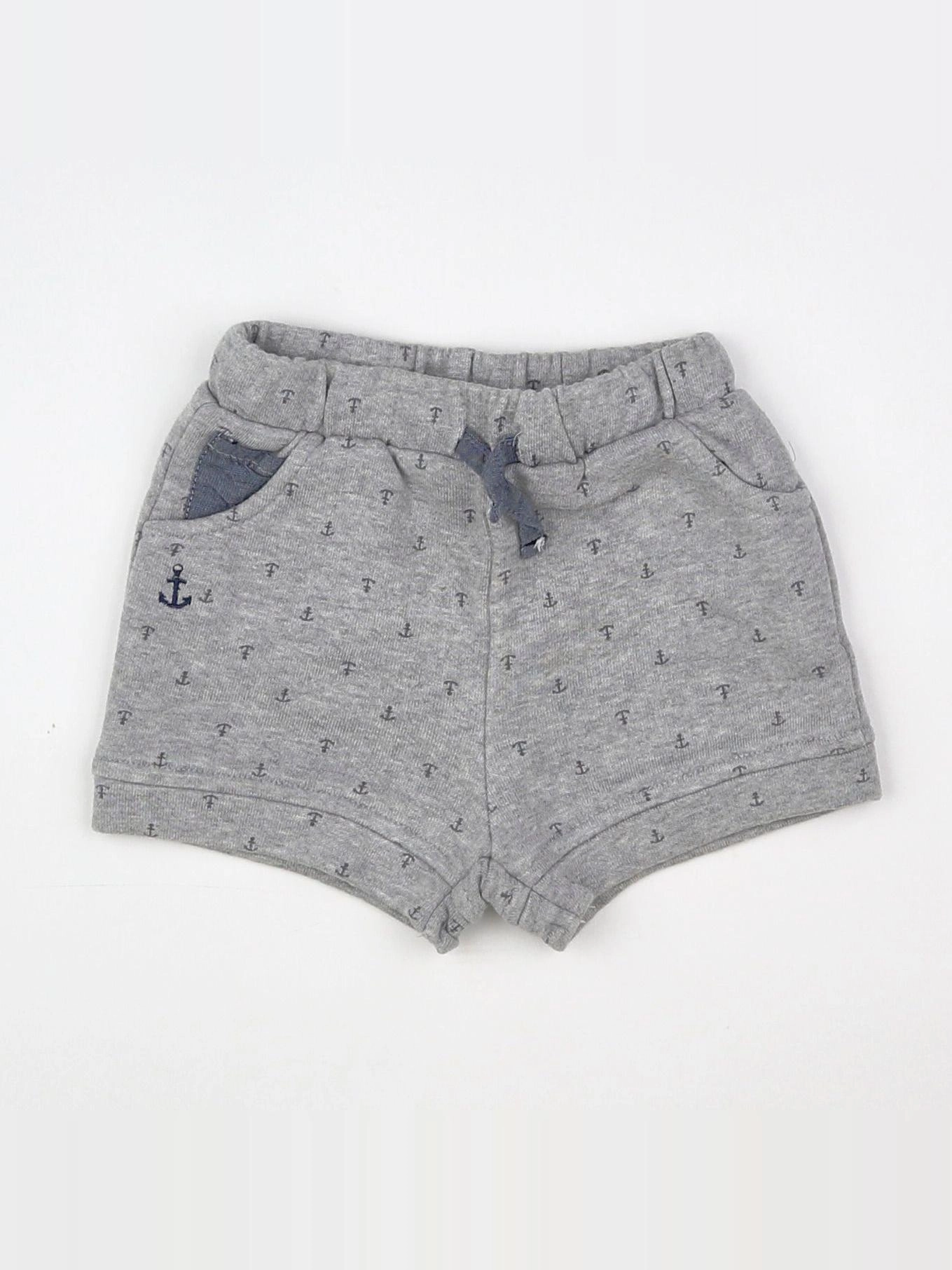 Cadet Rousselle - short gris - 6 mois