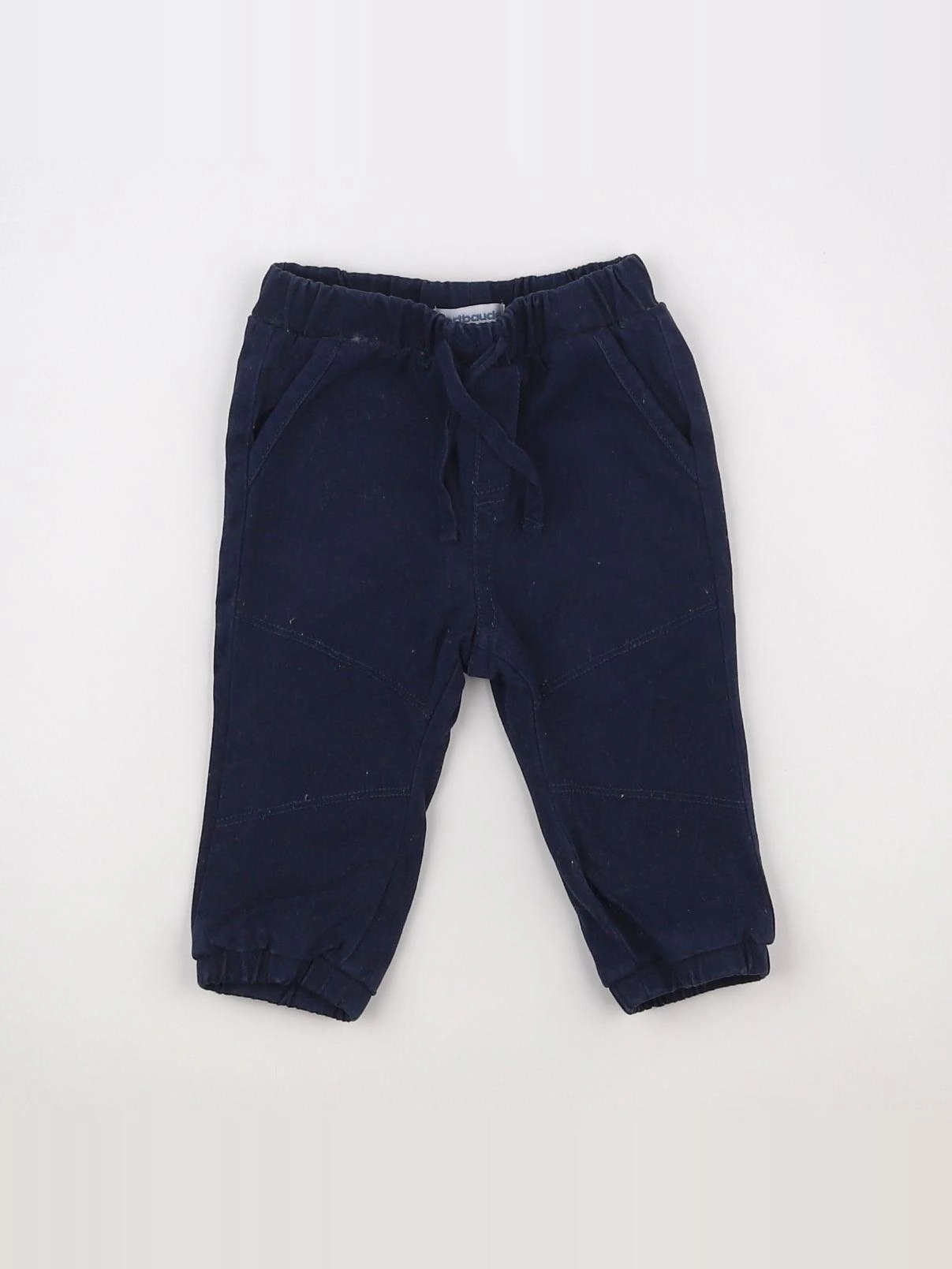 Vertbaudet - pantalon bleu - 6 mois