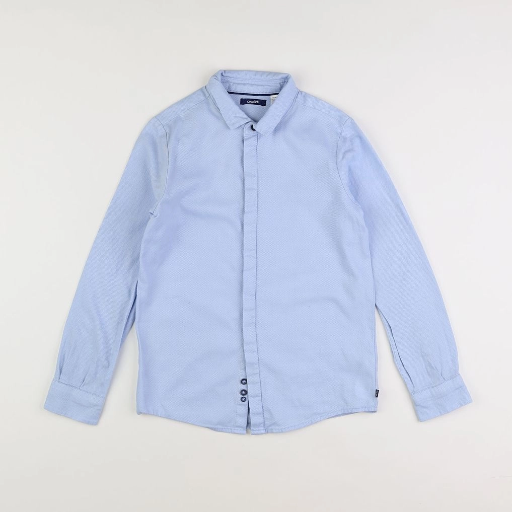 Okaidi - chemise bleu - 10 ans