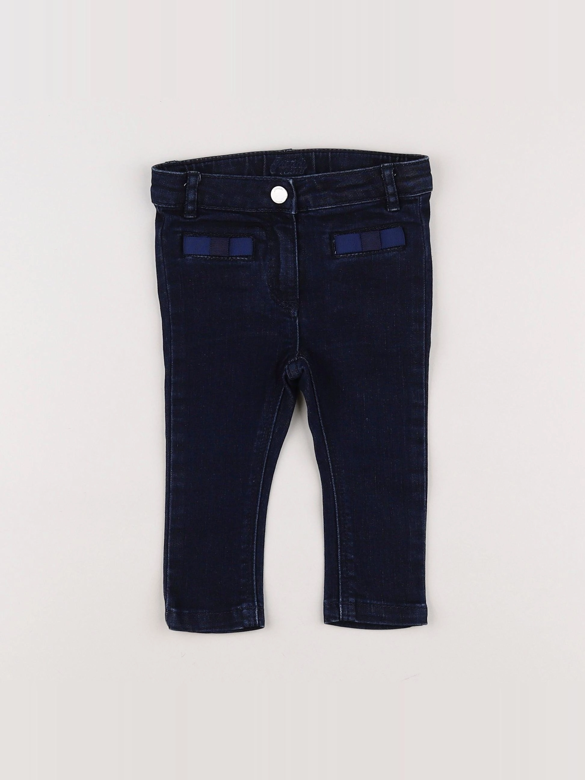 Jacadi - jean bleu - 12 mois