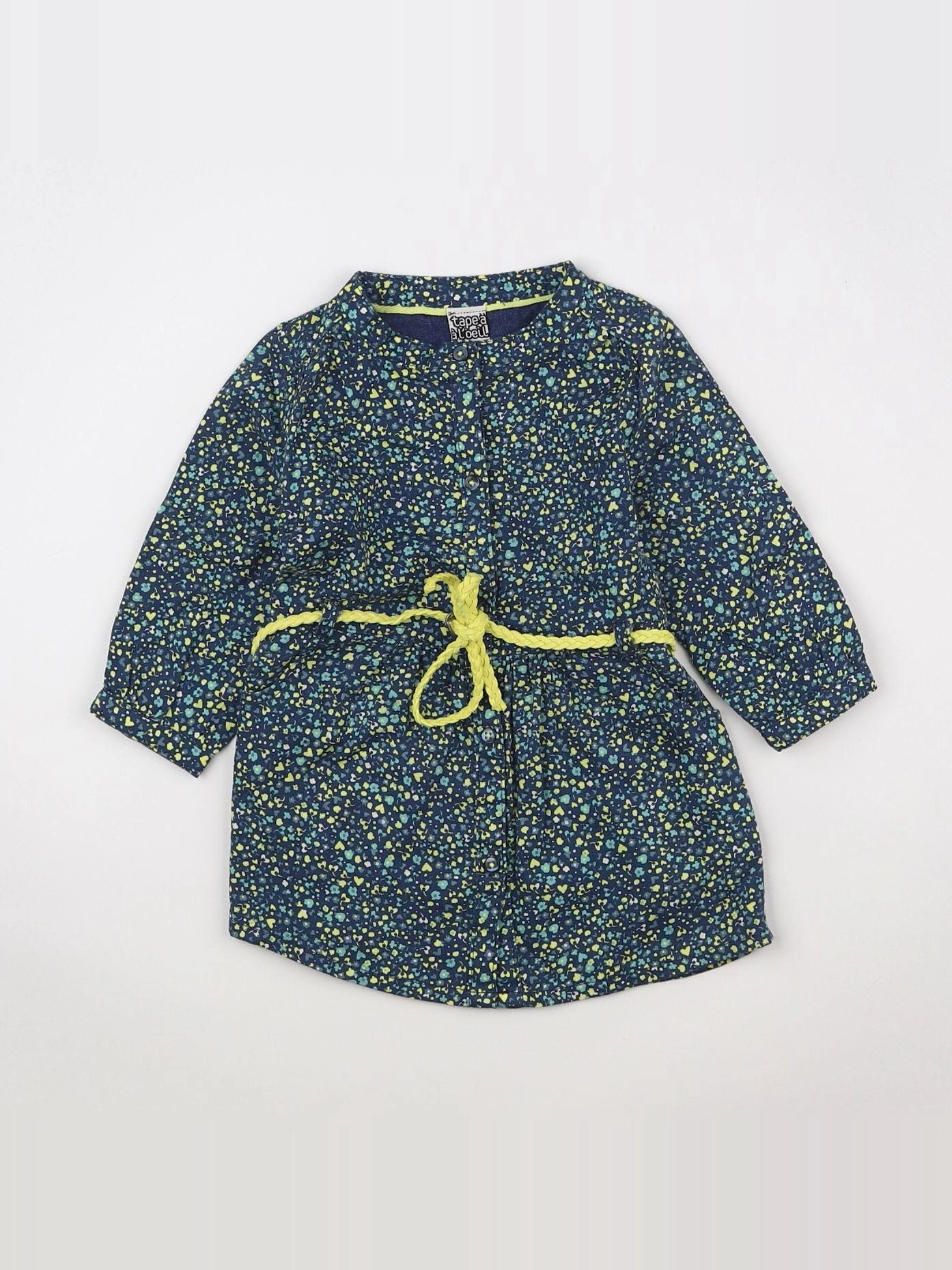 Tape à l'oeil - robe vert - 6 mois