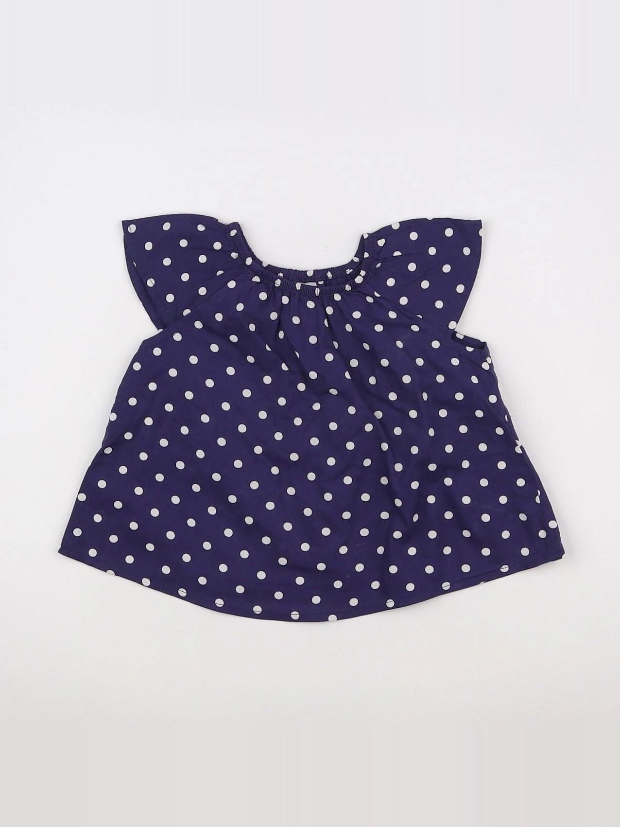 H&M - tee-shirt bleu - 3/6 mois