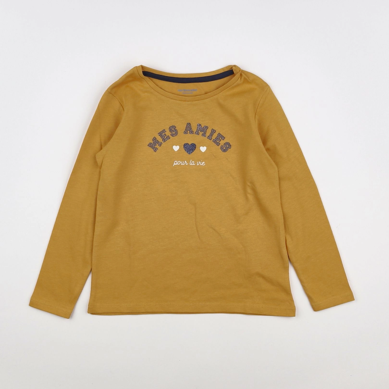 Vertbaudet - tee-shirt jaune - 10 ans