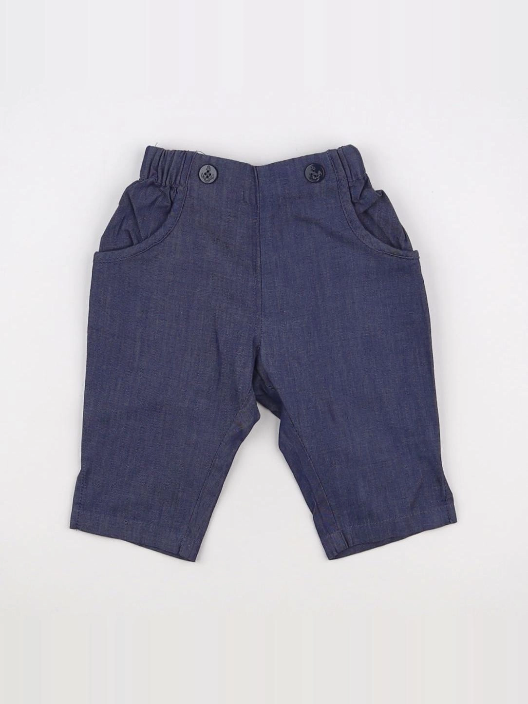 Jacadi - pantalon bleu - 6 mois