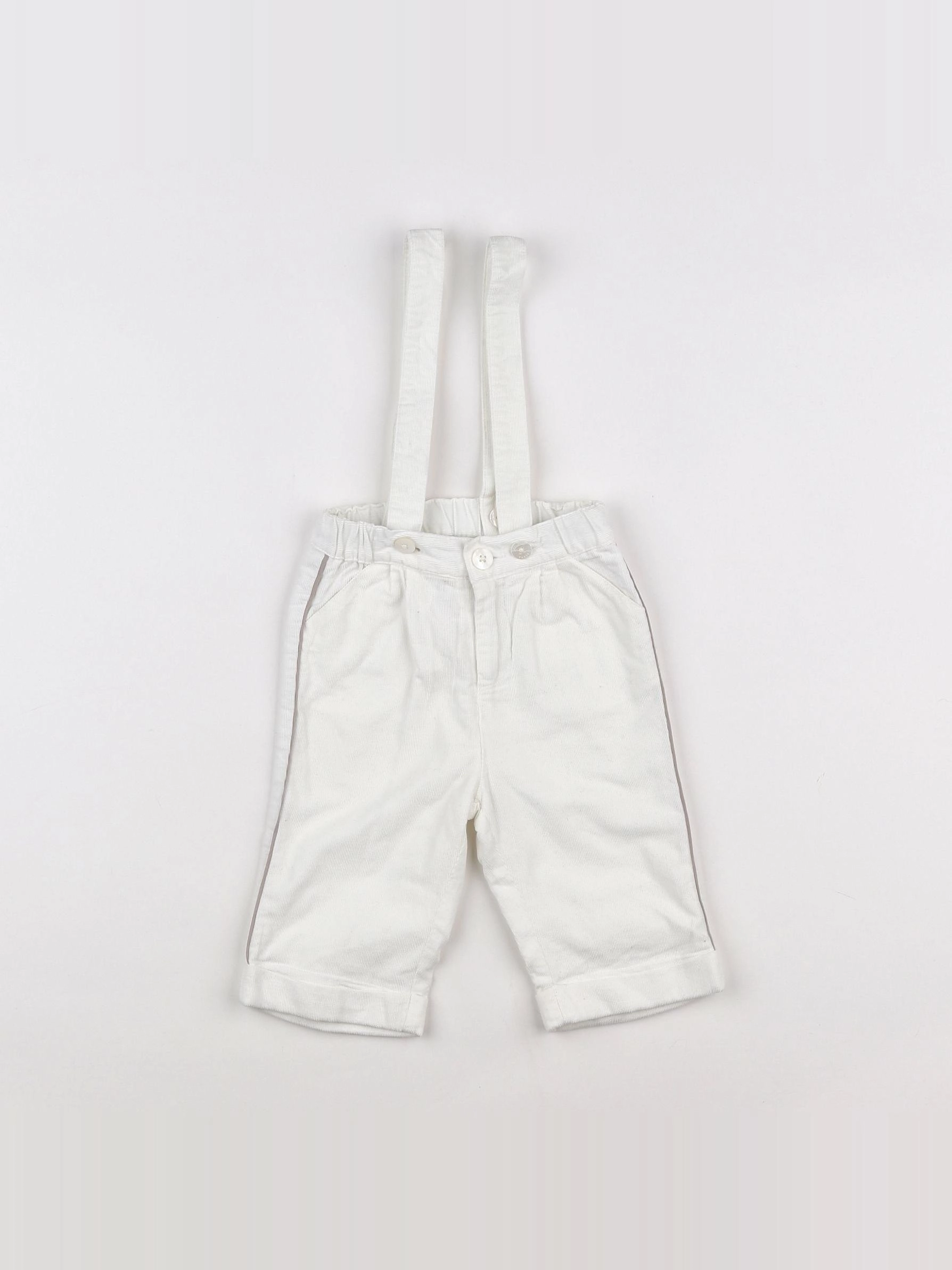 Jacadi - pantalon blanc - 12 mois