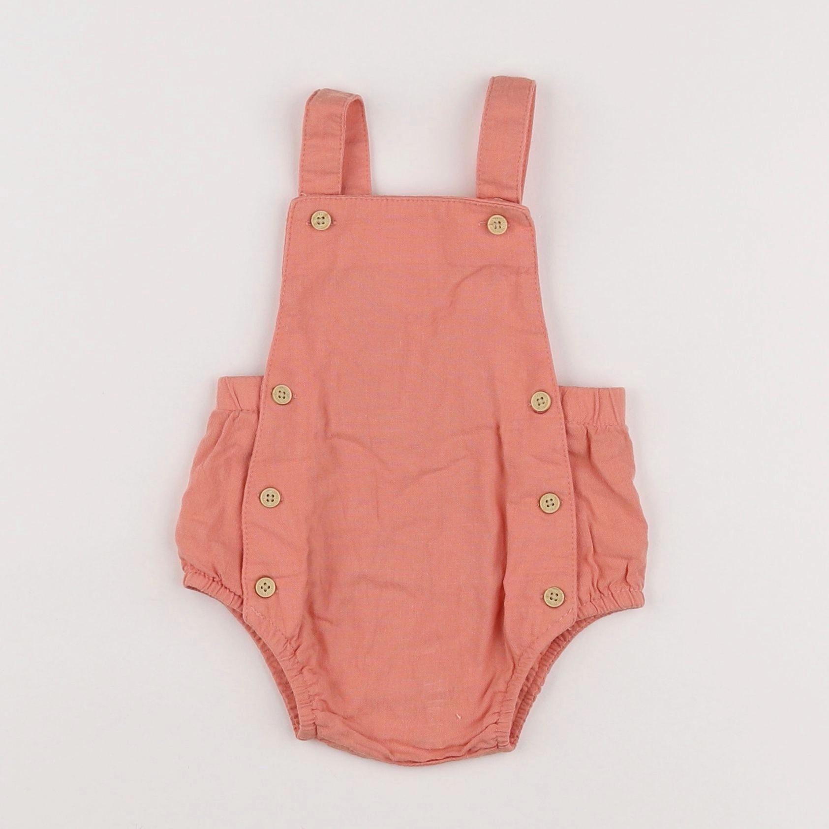 Vertbaudet - salopette rose - 3 mois
