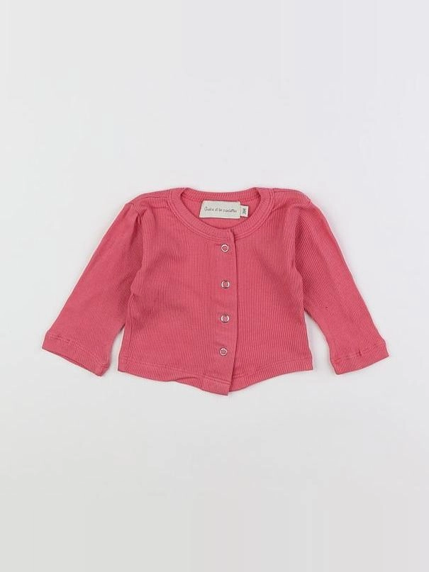 Arsène et les pipelettes - tee-shirt rose - 3 mois
