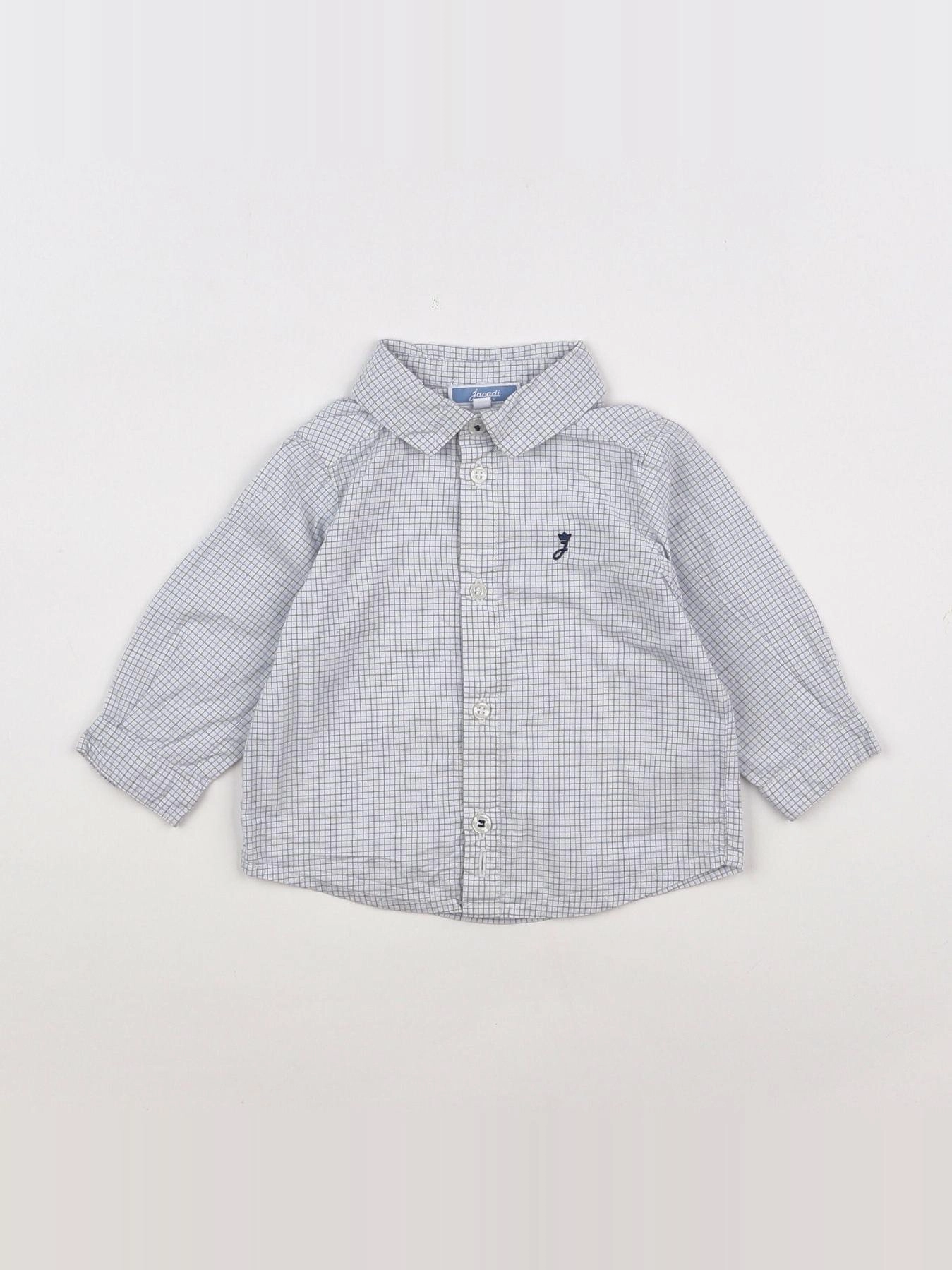 Jacadi - chemise bleu - 6 mois