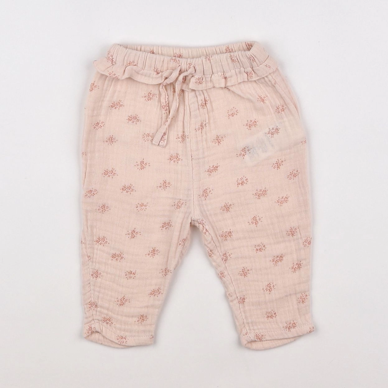 Vertbaudet - pantalon rose - 6 mois
