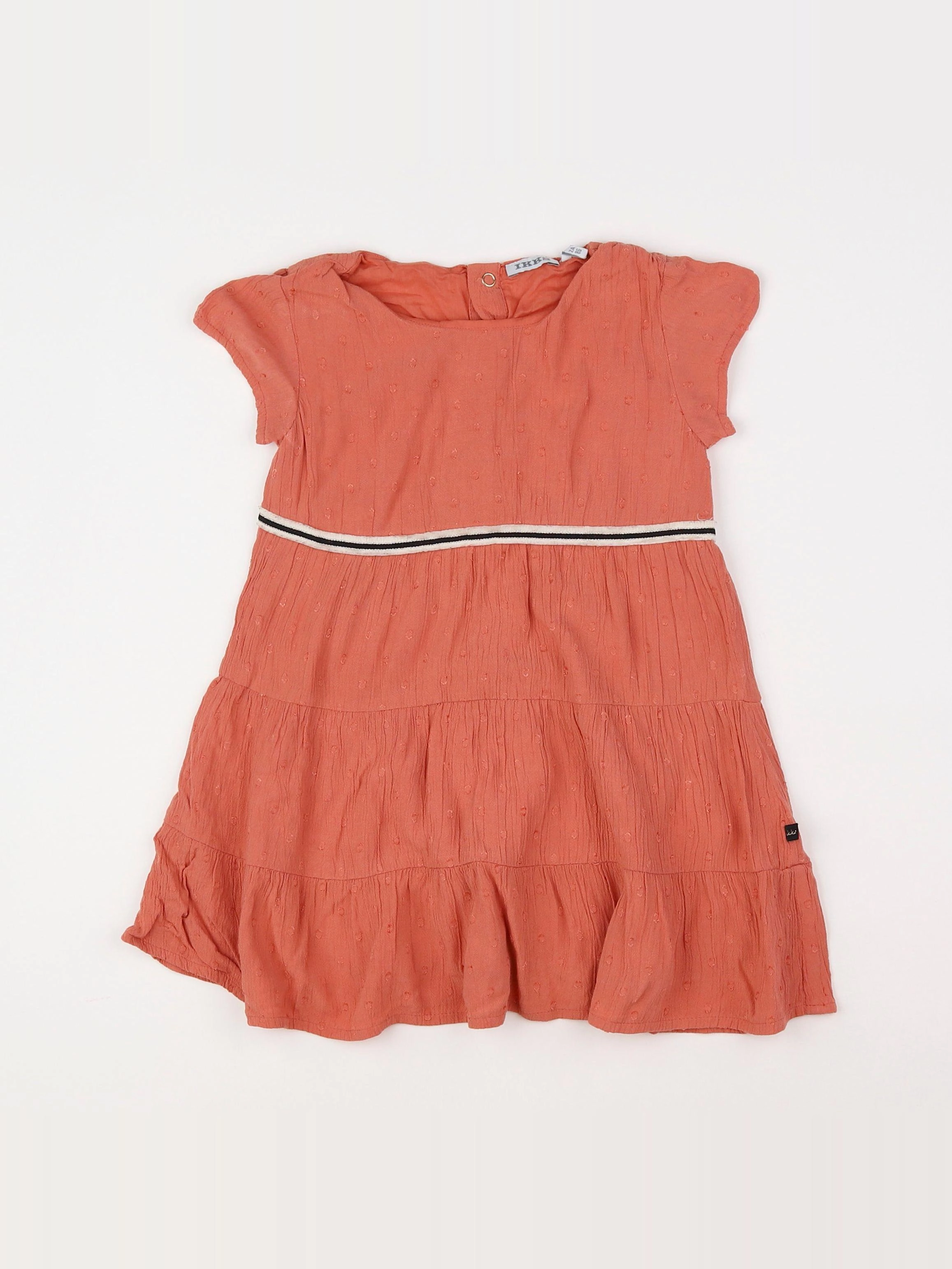 IKKS - robe rose - 2 ans