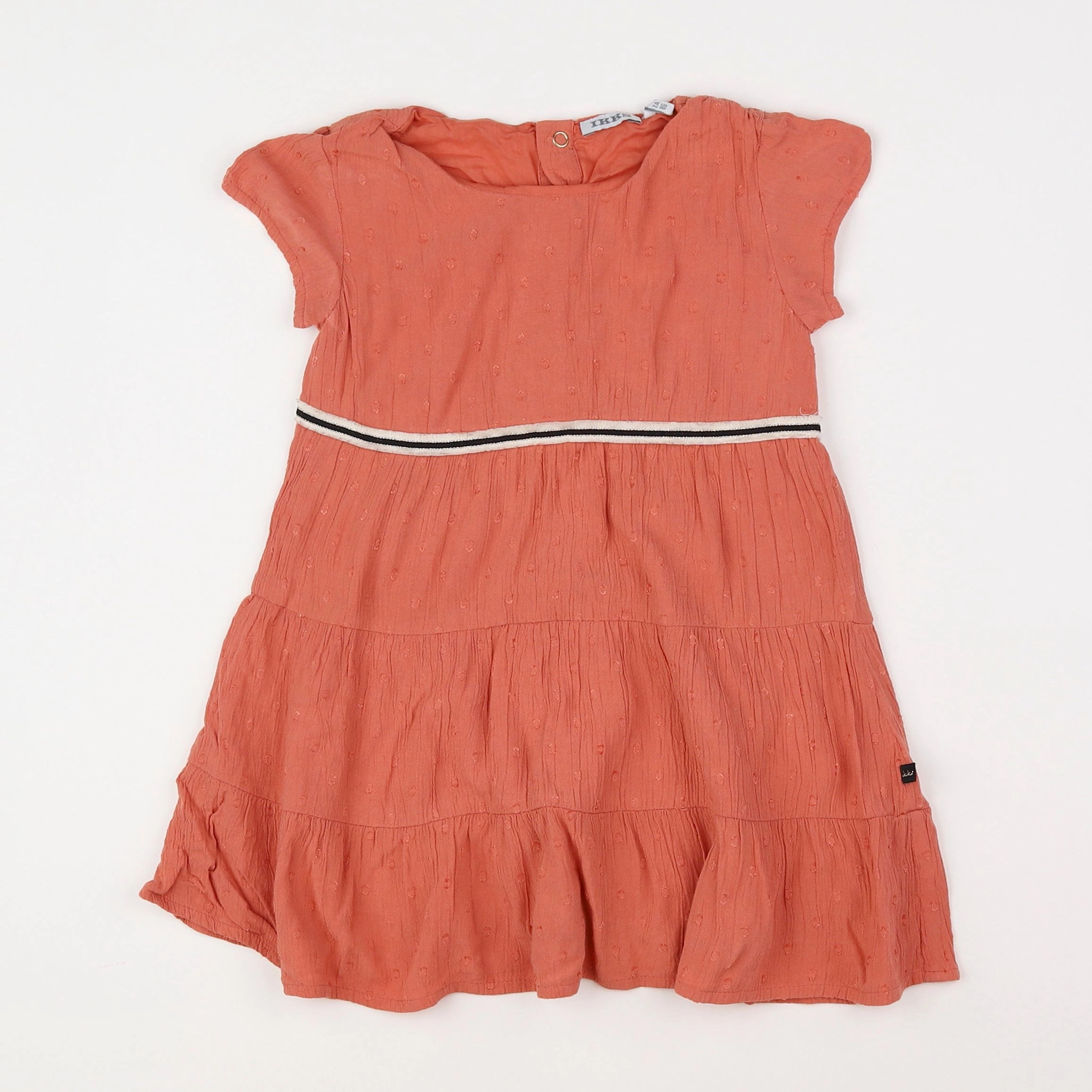 IKKS - robe rose - 2 ans