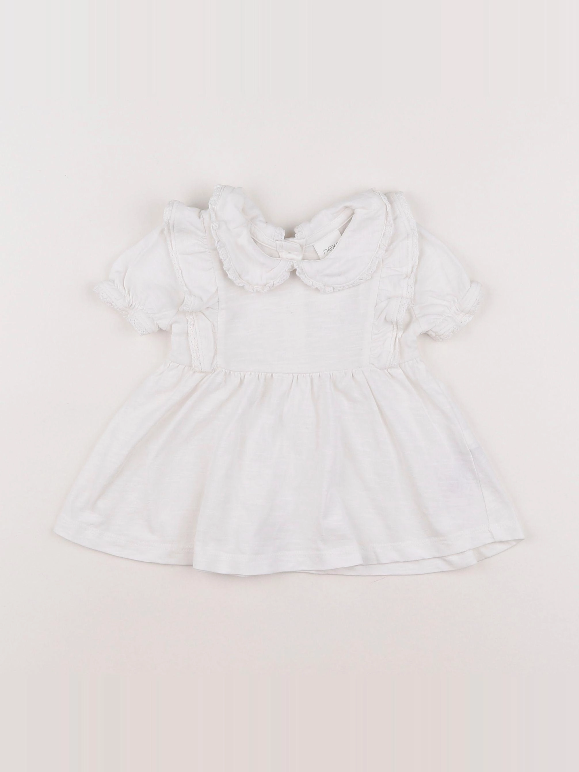 Next - robe blanc - 6/9 mois