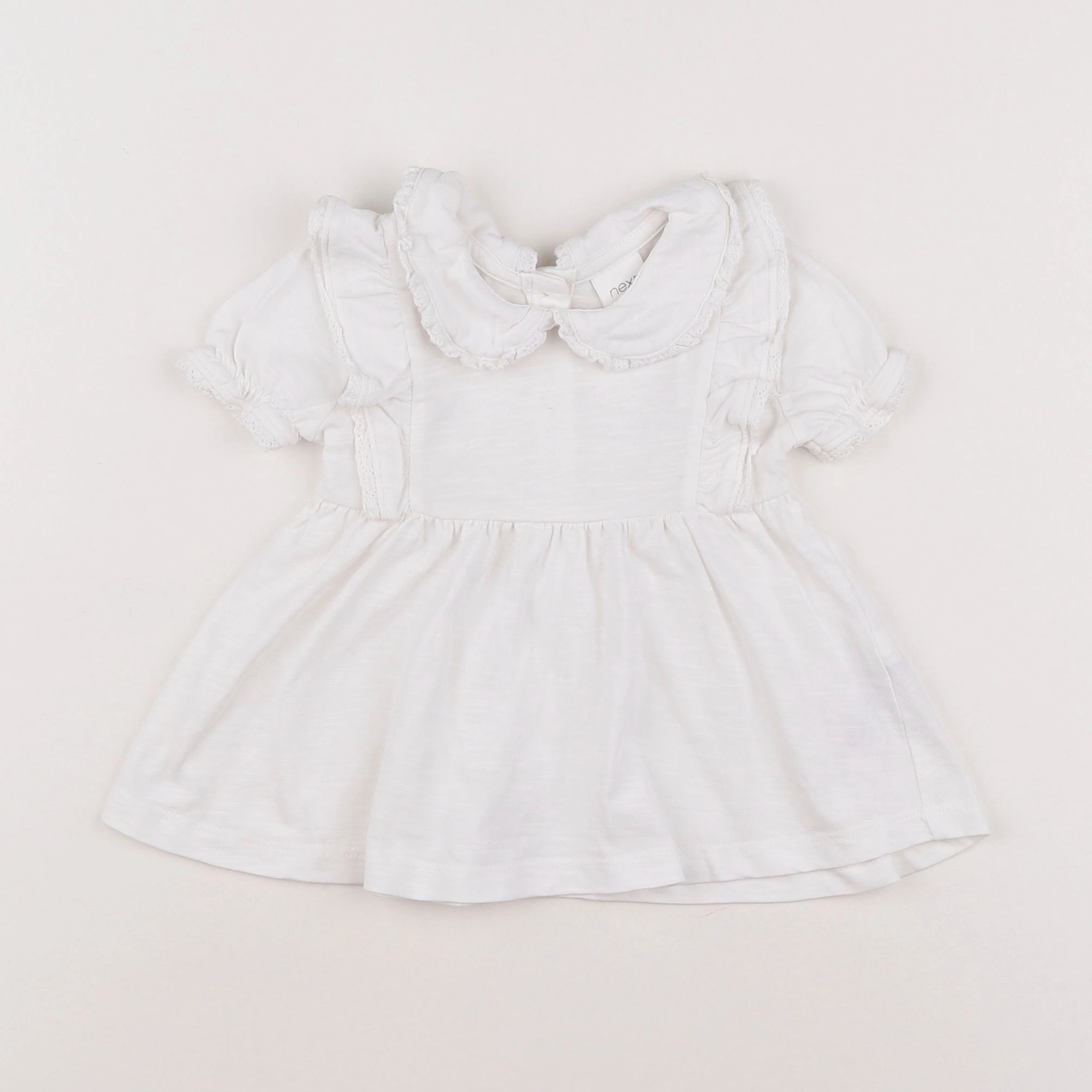 Next - robe blanc - 6/9 mois