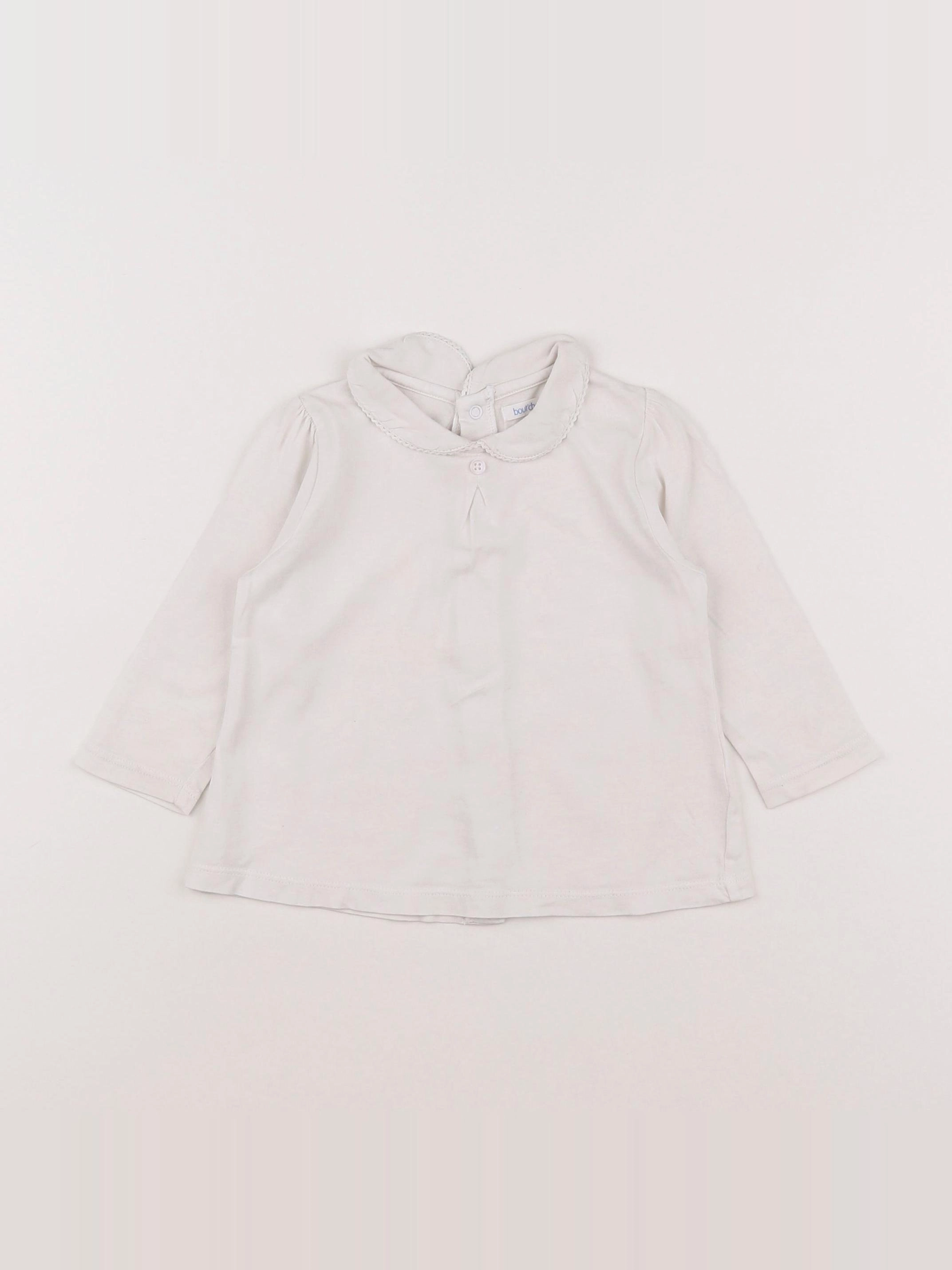 Boutchou - tee-shirt blanc - 12 mois