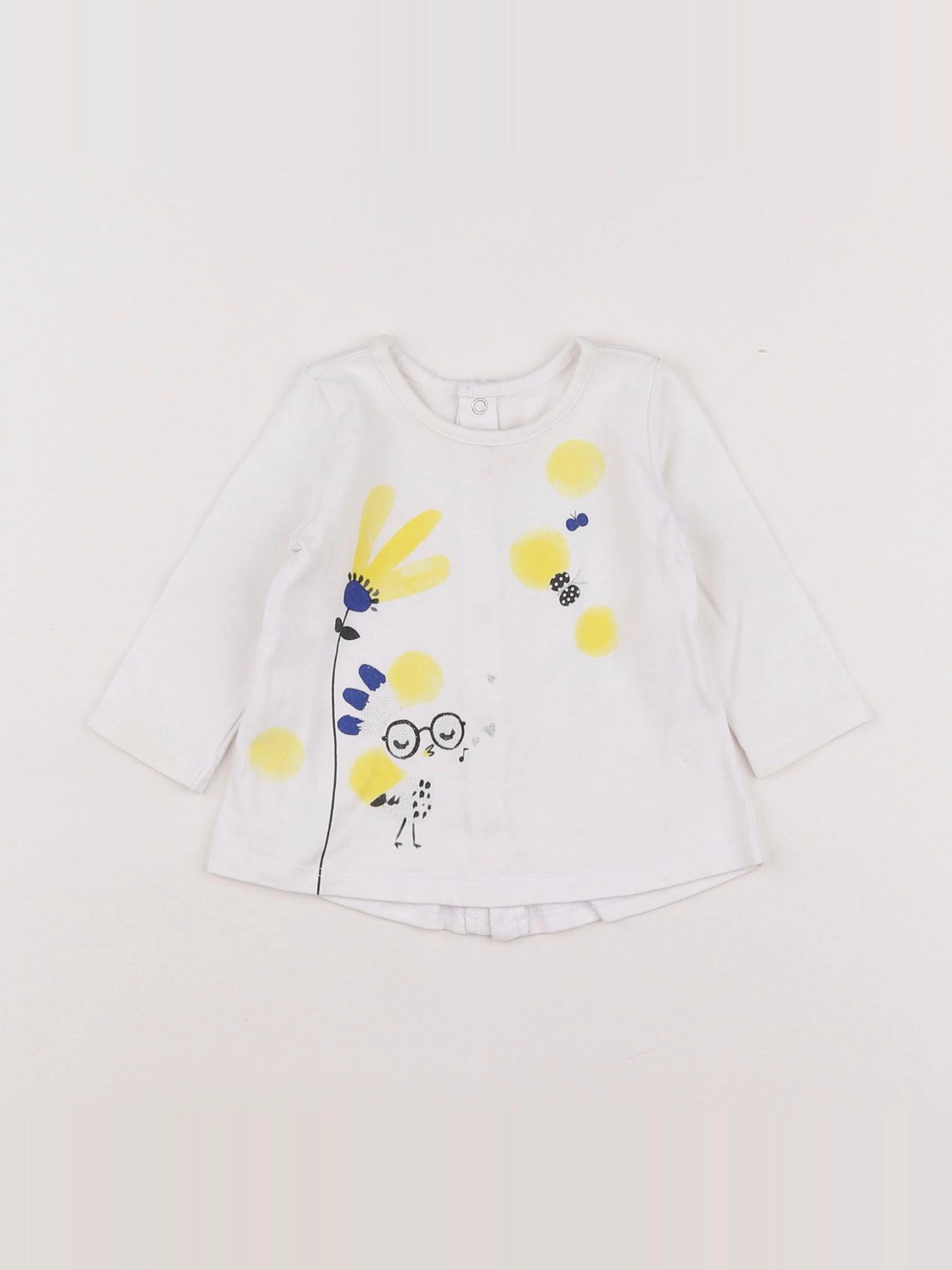 Catimini - tee-shirt blanc - 3 mois