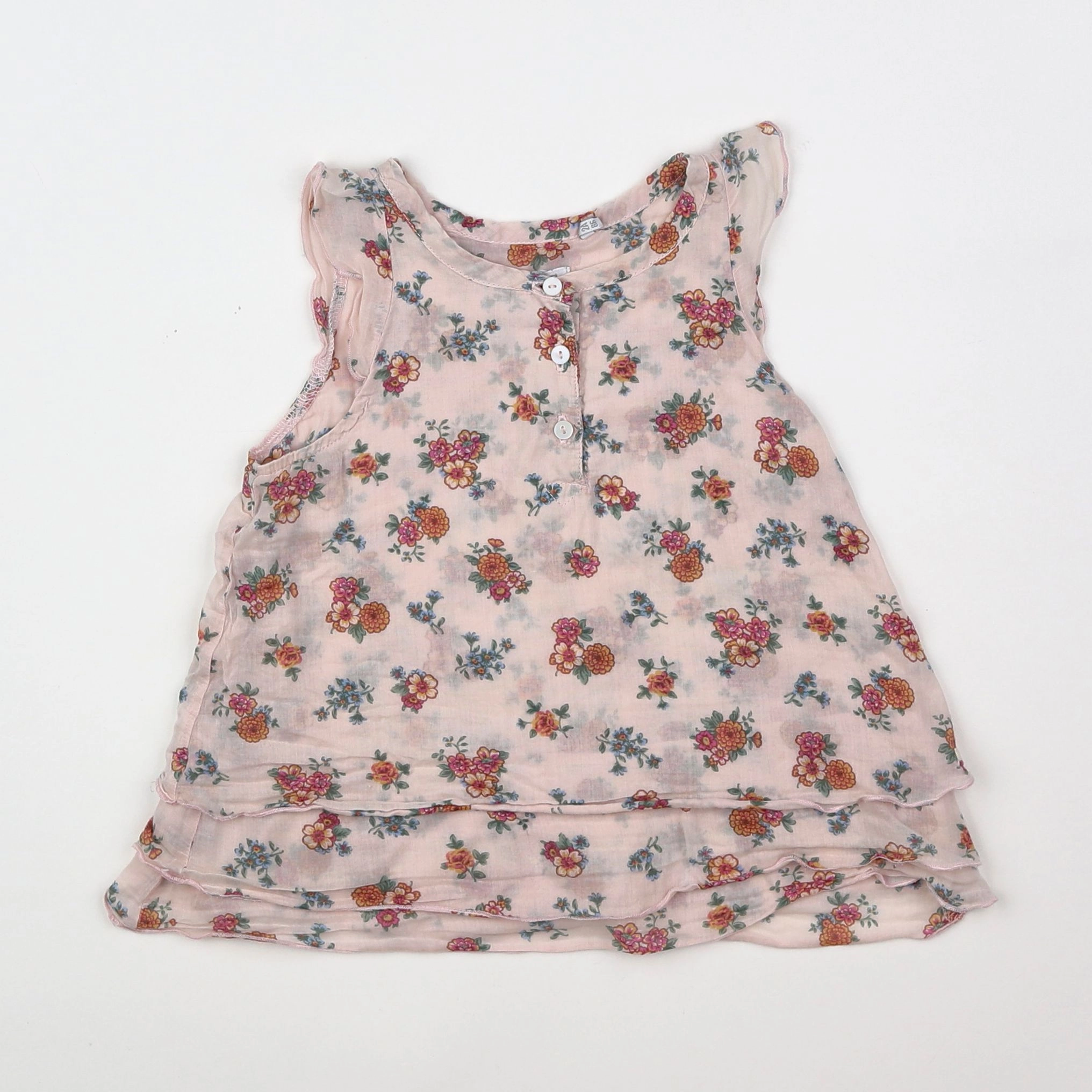 IKKS - blouse rose - 2 ans