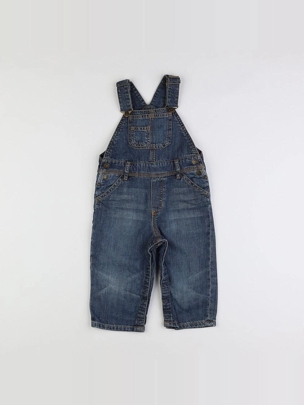 H&M - salopette bleu - 18 mois