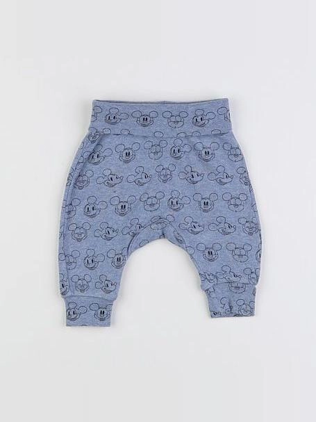H&M - legging bleu - 0/1 mois