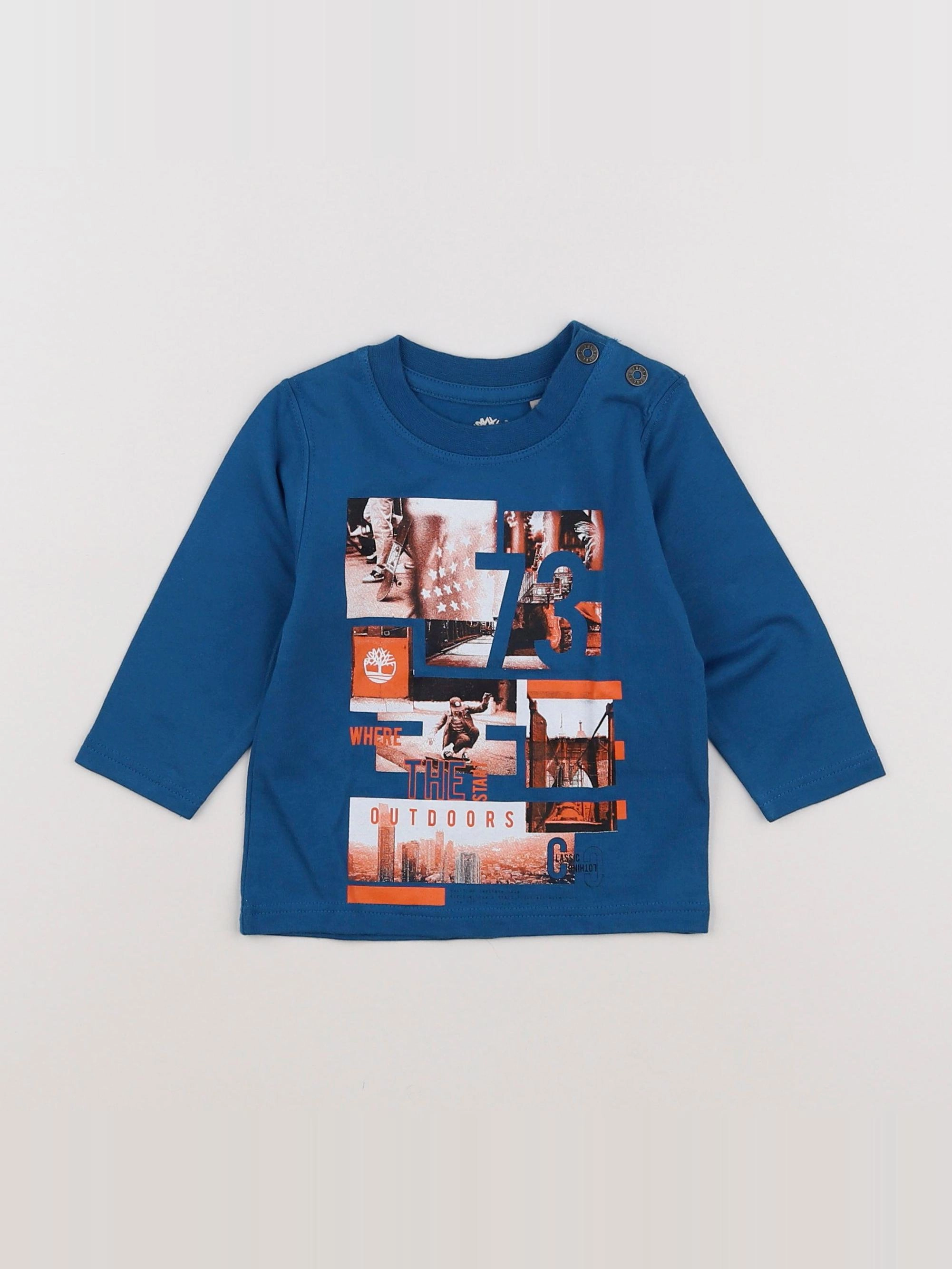 Timberland - tee-shirt bleu - 9 mois