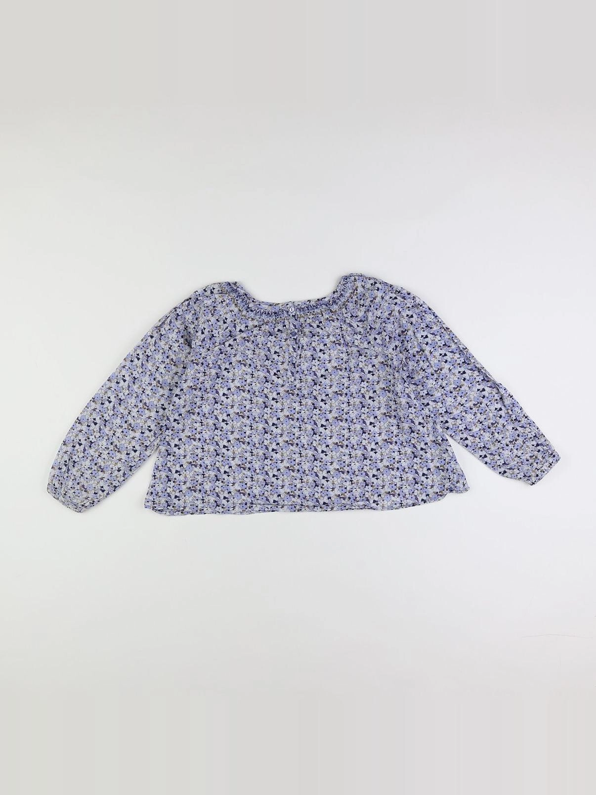 Okaidi - blouse bleu, vert - 6 ans