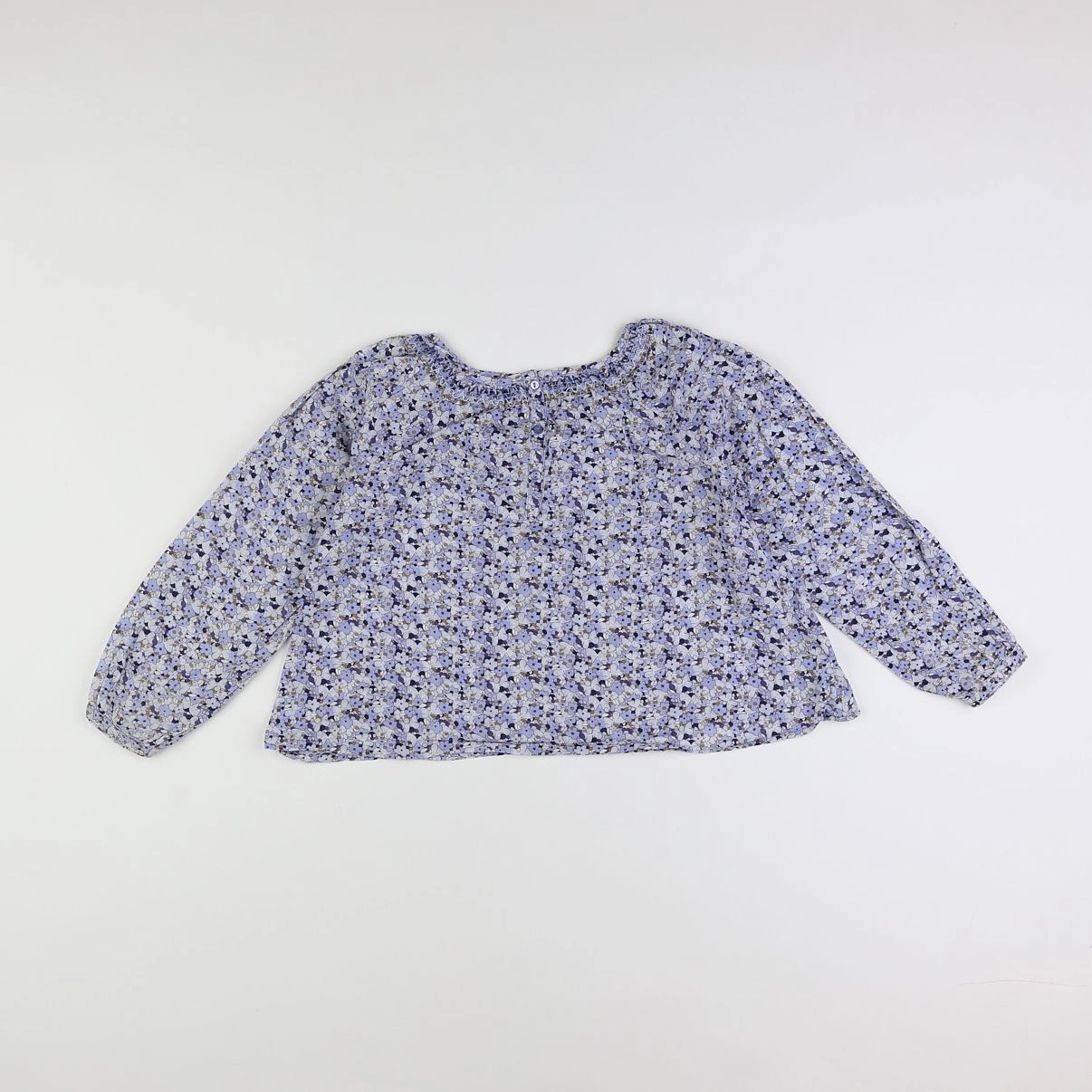 Okaidi - blouse bleu, vert - 6 ans