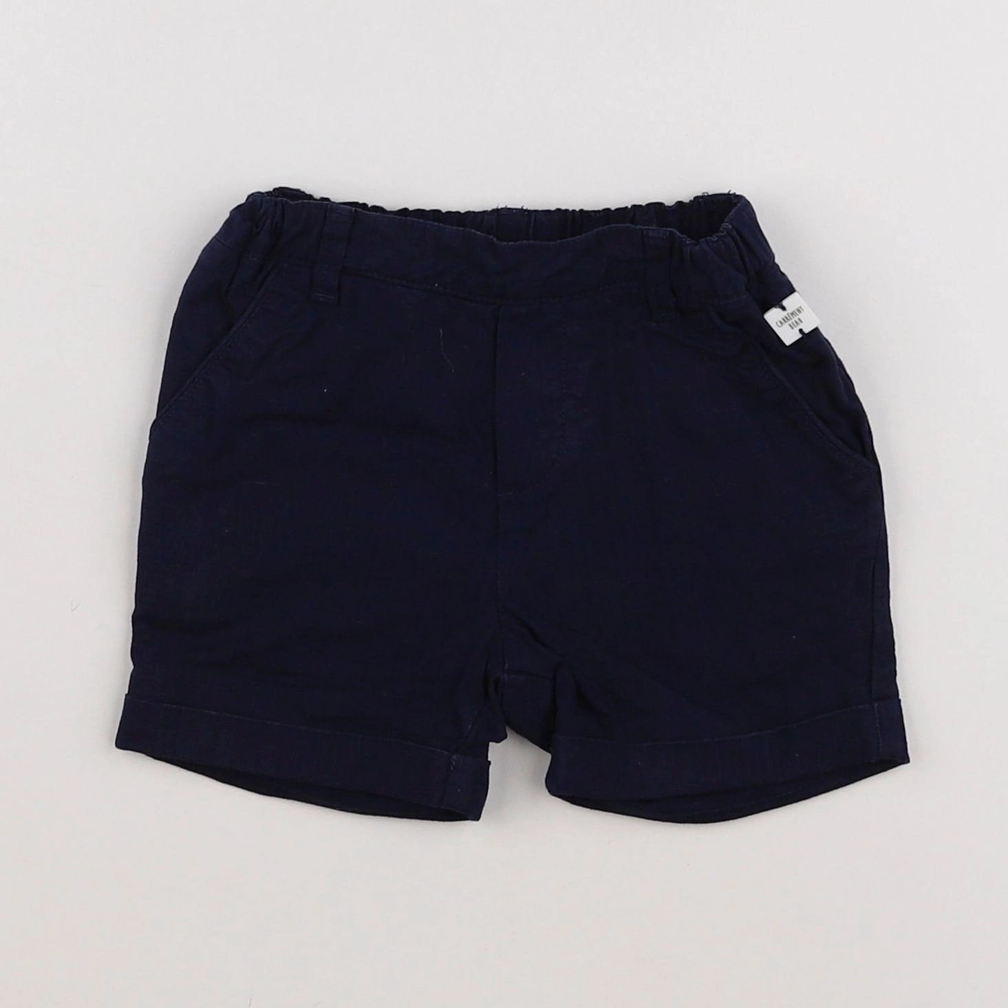 Carrément Beau - short bleu - 12 mois