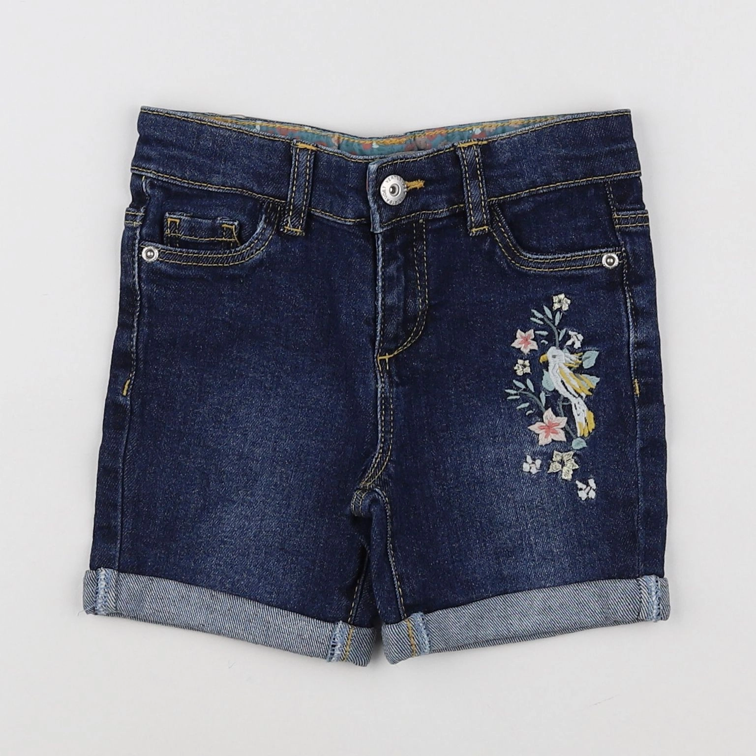 Vertbaudet - short bleu - 4 ans