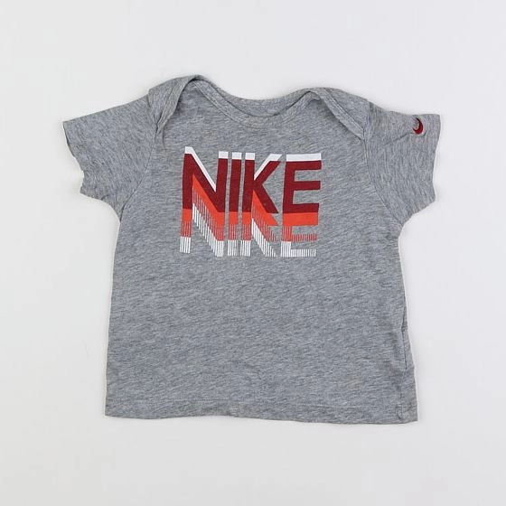 Nike - tee-shirt gris - 6/9 mois