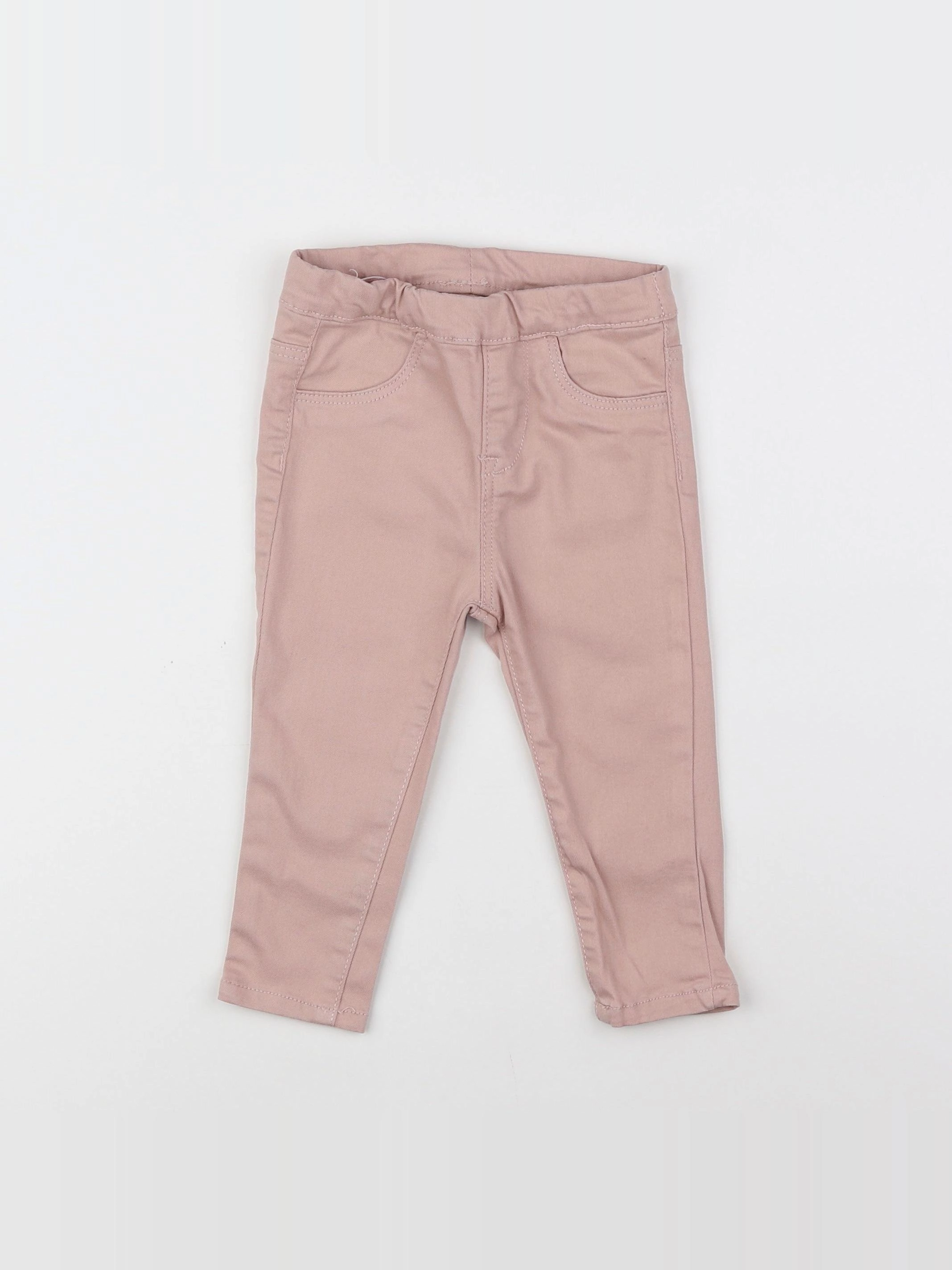 H&M - jegging rose - 9/12 mois