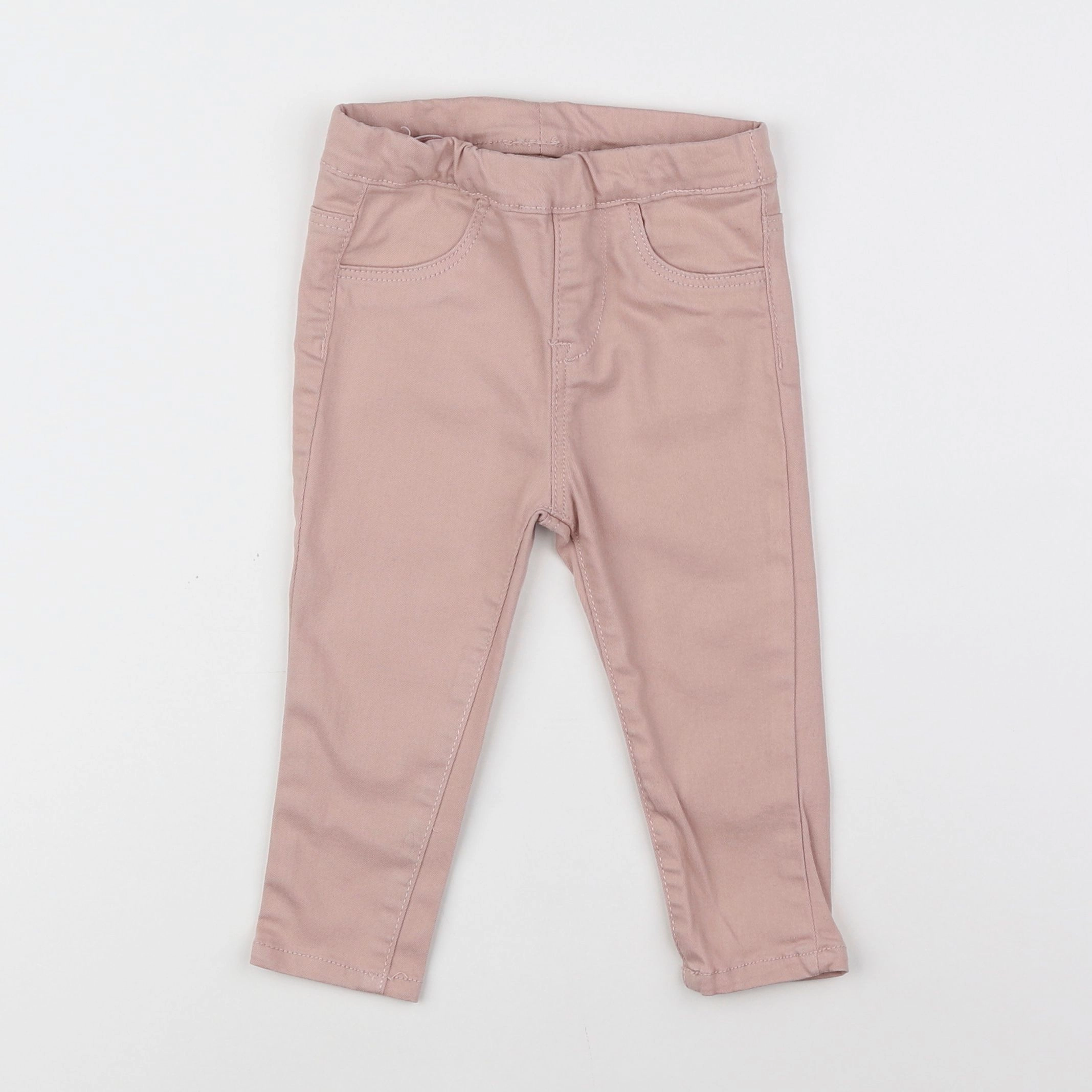 H&M - jegging rose - 9/12 mois